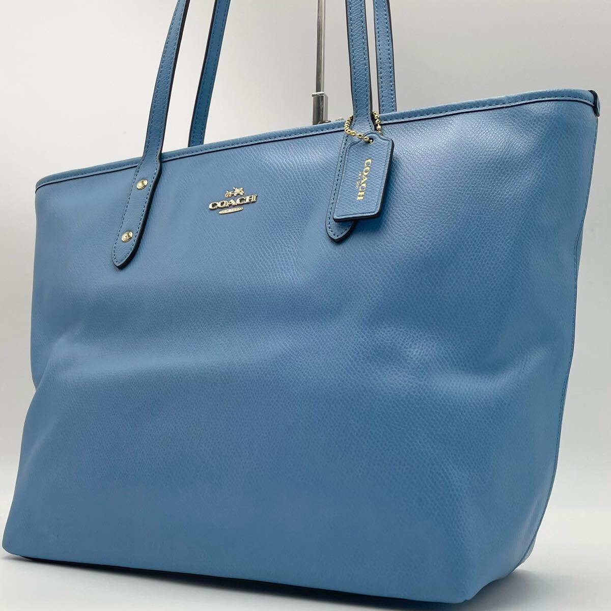 希少色/極美品】コーチ COACH トートバッグ 大容量 肩掛け A4 希少色/極美品】コーチ COACH トートバッグ 大容量 肩掛け A4