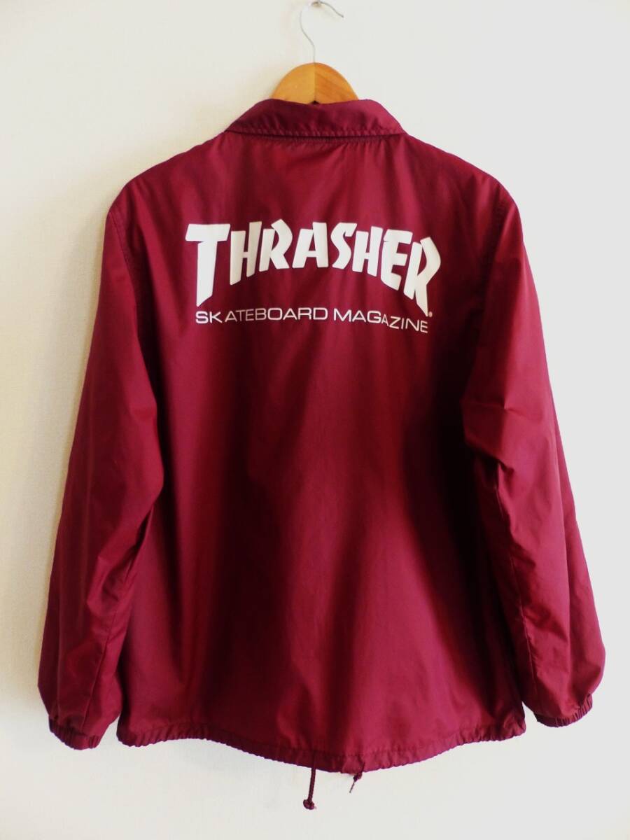 送料込 美品 THRASHER コーチジャケット M スラッシャー/MAG 送料込 美品 THRASHER コーチジャケット M スラッシャー/MAG