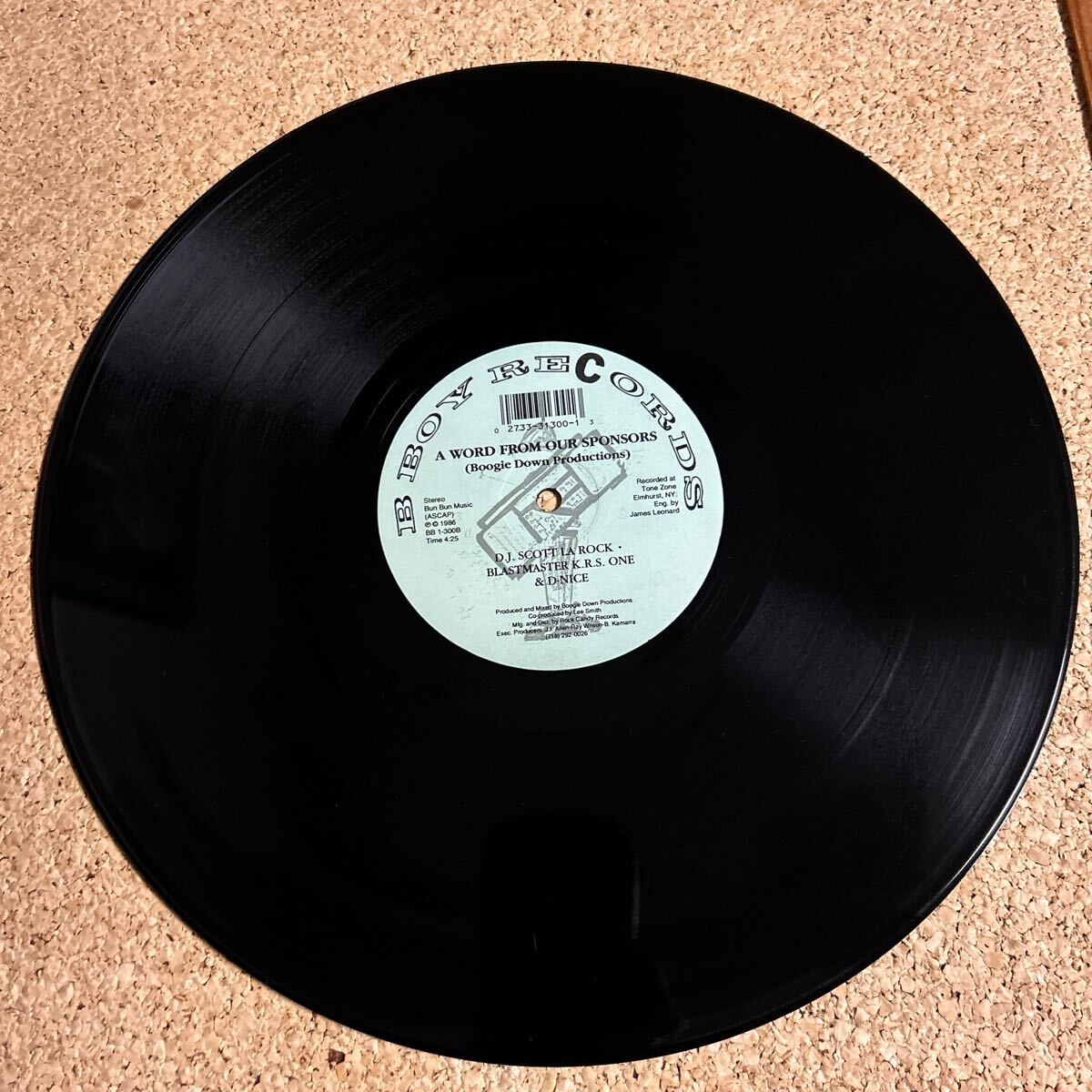 Boogie Down Productions / The Bridge Is Over / DJ Scott La Rock Blastmaster K.R.S. ONE & D-Nice / LP レコード_画像3