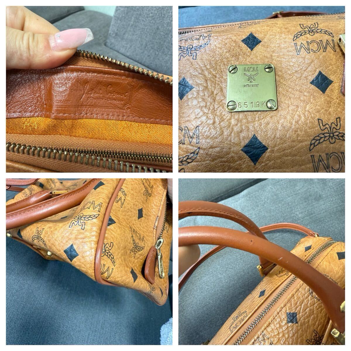 MCM エムシーエム 2way ミニボストンバッグ ハンドバッグ MCM エムシーエム 2way ミニボストンバッグ ハンドバッグ
