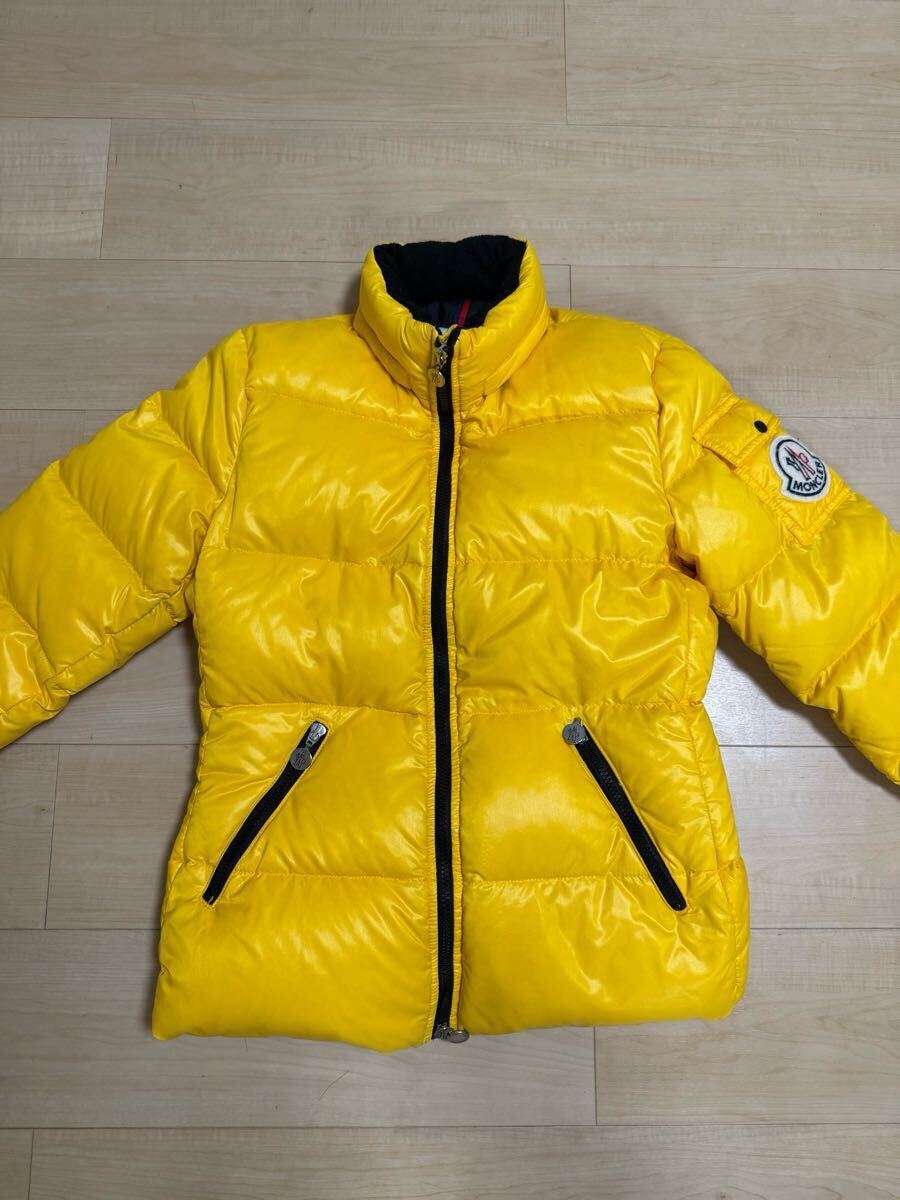 美品 MONCLER モンクレール ダウン ダウンジャケット イエロー 美品 MONCLER モンクレール ダウン ダウンジャケット イエロー