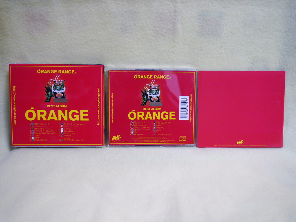 [ORANGE RANGE BEST ALBUM]ORANG,RANGE2 шт. комплект slip кейс, специальный фото буклет имеется 