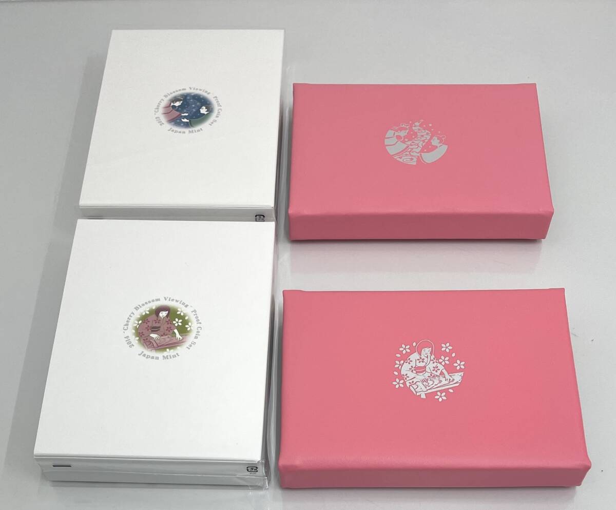 3884A 桜の通り抜け プルーフ貨幣セット 2013 2014 まとめ 額面 3884A 桜の通り抜け プルーフ貨幣セット 2013 2014 まとめ 額面