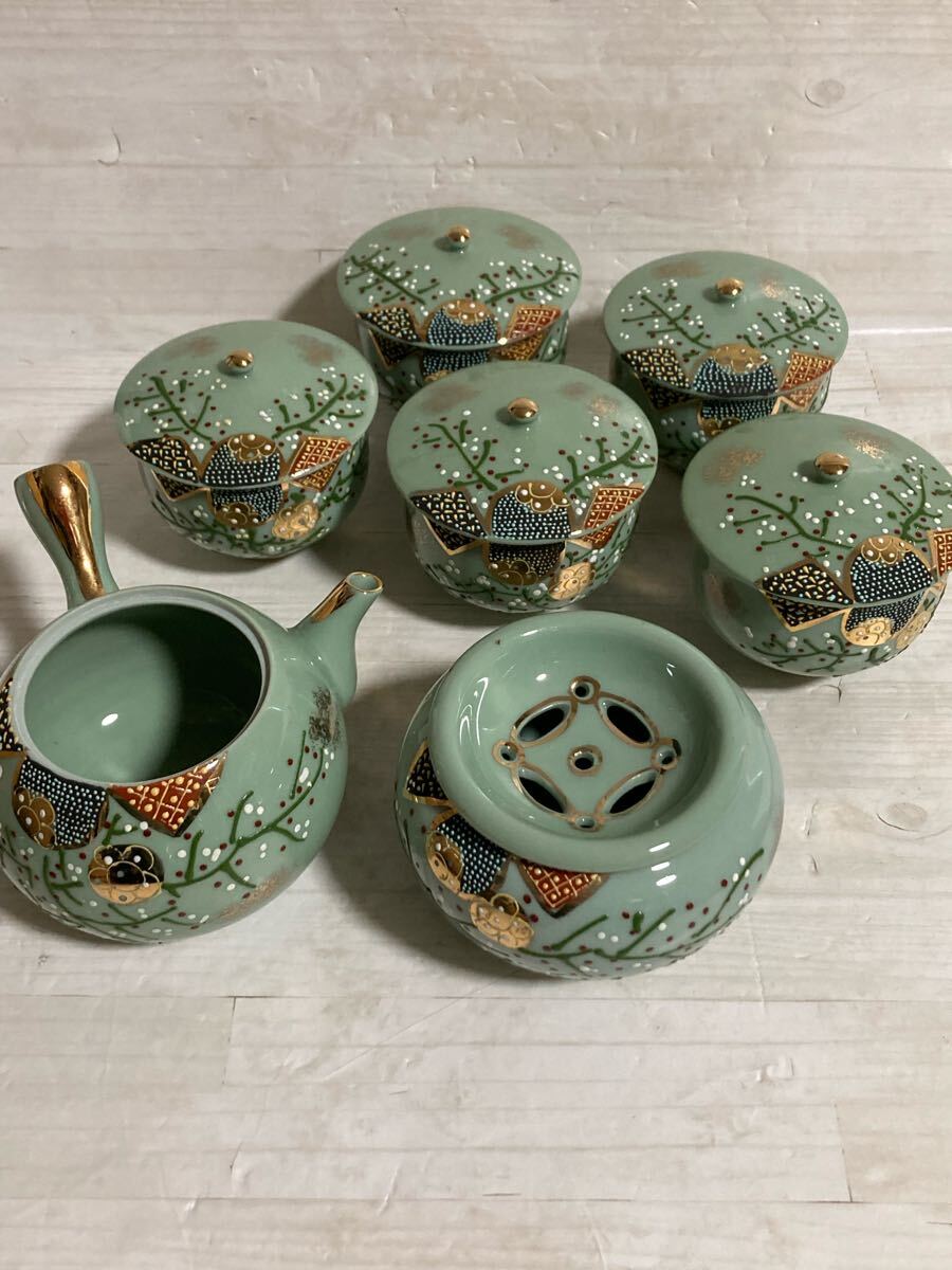 清水焼 茶器 煎茶道具 茶道具 湯呑 茶器セット 金彩 急須 清水焼 茶器 煎茶道具 茶道具 湯呑 茶器セット 金彩 急須