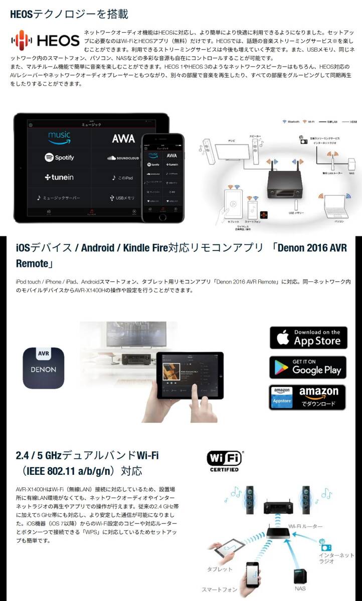Yahoo!オークション - DENON AVアンプ AVR-X1400H 互換リモコン Yahoo!オークション - DENON AVアンプ AVR-X1400H 互換リモコン