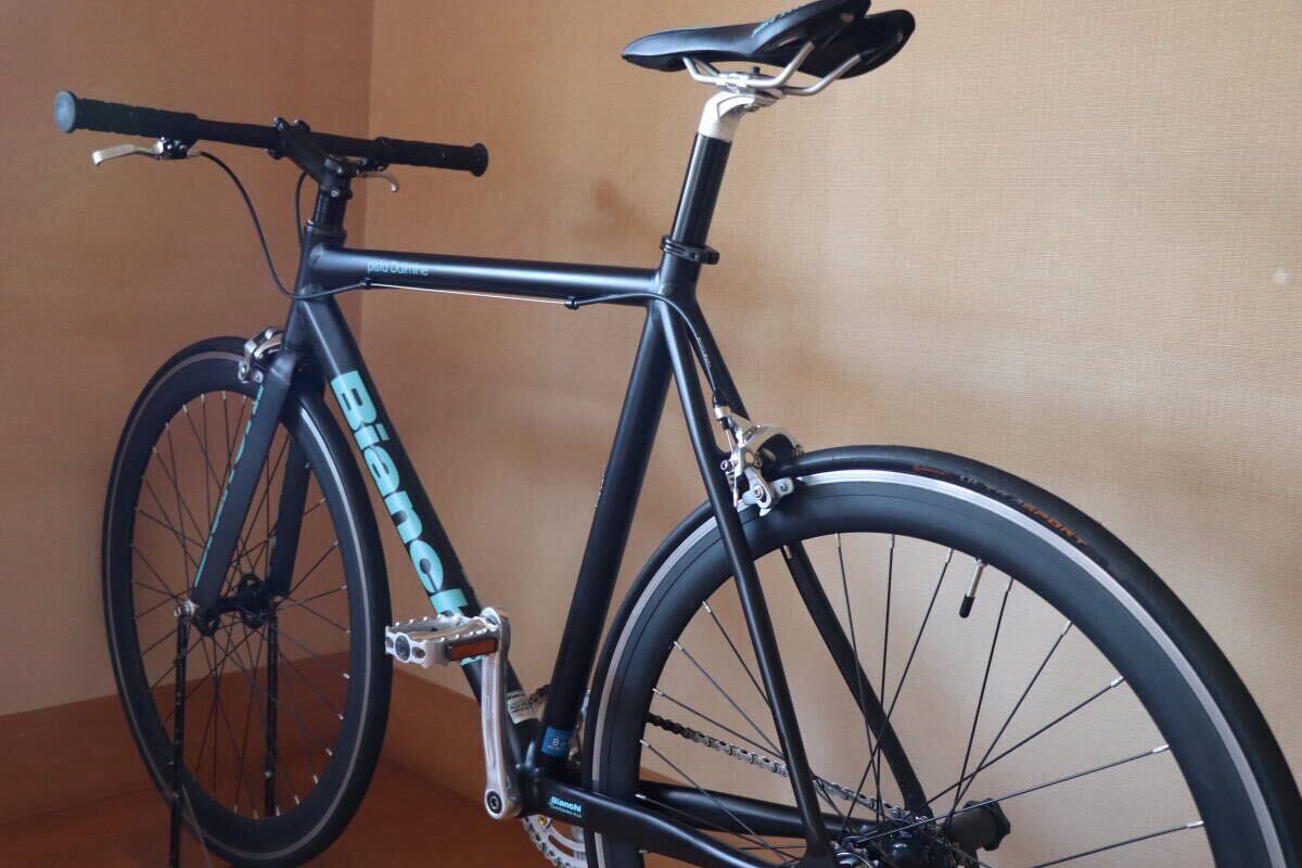 *[ на месте доставка только ]bi Anne kipi старт Flat |Bianchi PISTA FLAT Alu размер :55 прекрасный товар 