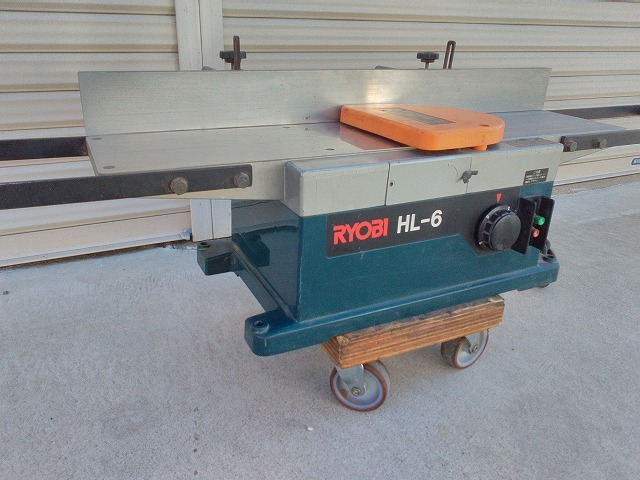 A-2312】RYOBI リョービ HL-6 小型手押しカンナ 100V 電動かんな A-2312】RYOBI リョービ HL-6 小型手押しカンナ 100V 電動かんな