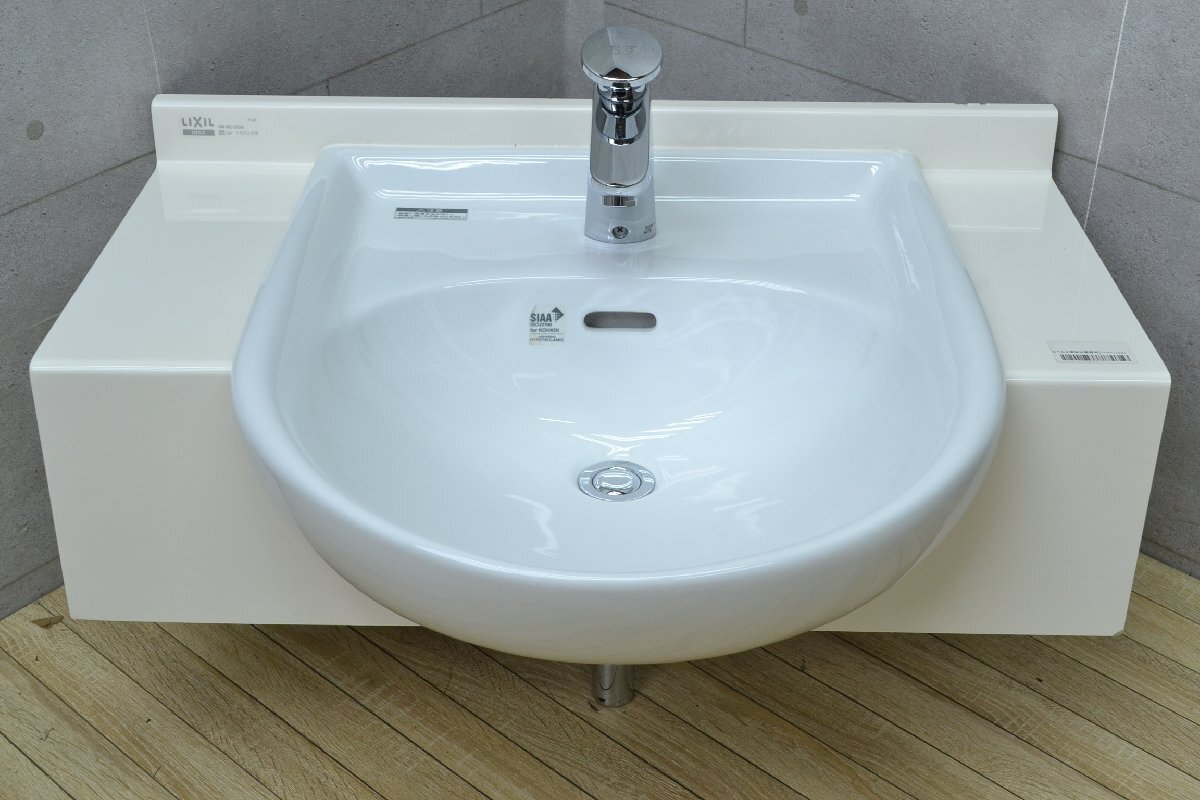 W1285■INAX　LIXIL■洗面ボウル■MB-350M■洗面器■陶器制■外寸　約幅695×奧行き540×高さ480mm(蛇口を含む)