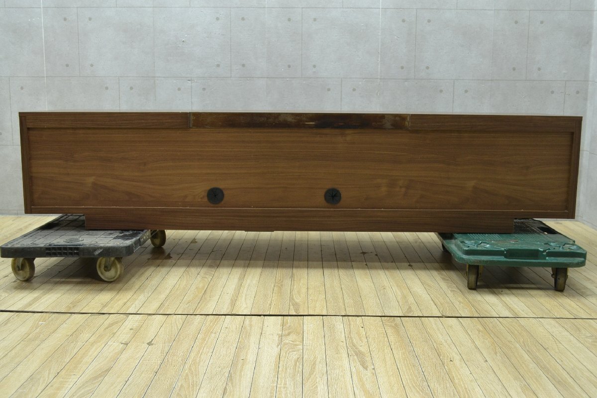 W1296■テレビ臺?AVボード■ローボード■高さ（約）384mm×幅（約)1800ｍｍ×奧行（約）445ｍｍ