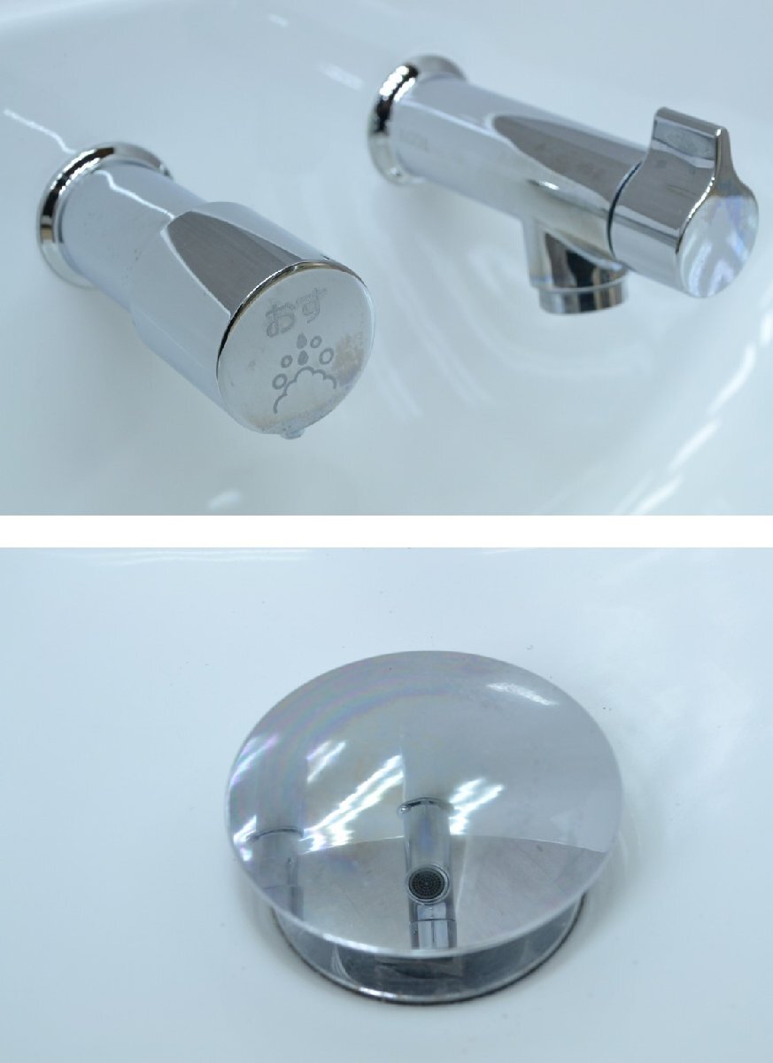 W1284■INAX　LIXIL■洗面ボウル■洗面器■陶器制■外寸　約幅500×奧行き460×高さ330mm