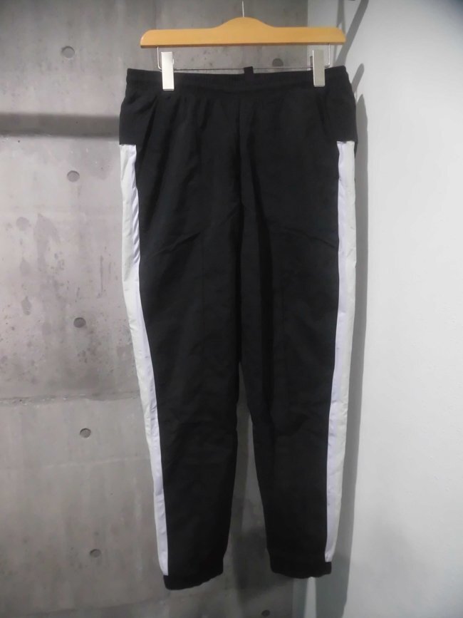 adidas アディダス W MH CB ウーブンパンツOT/里地メッシュ ウインドパンツ/ウォームアップ ナイロンパンツ/黒/レディース/FM5194/程度良好