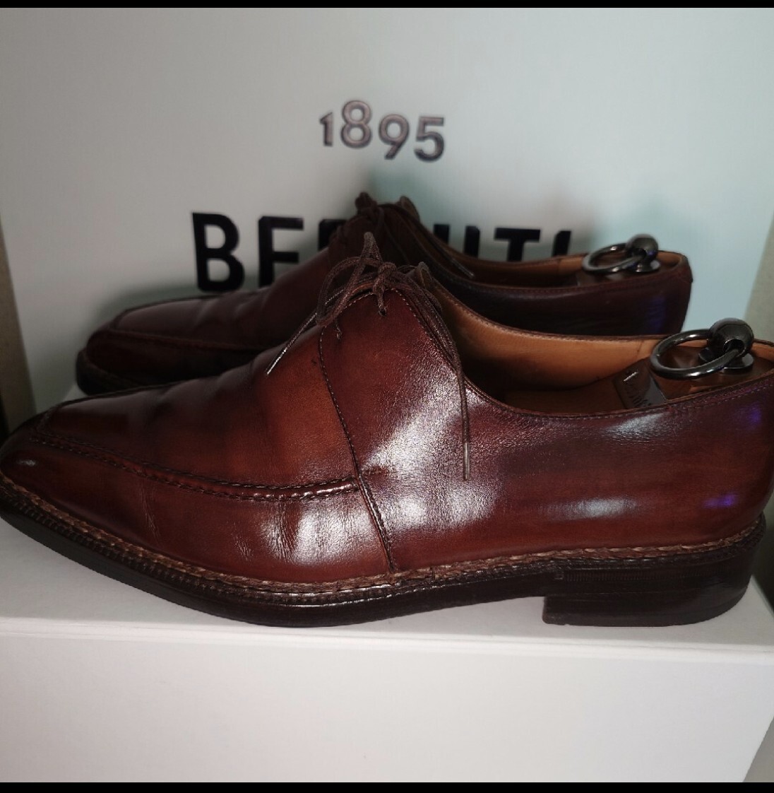Berluti ベルルッティ　ノルベジューゼ製法のダービービジネスシューズ Berluti ベルルッティ ノルベジューゼ製法ダービービジネスシューズ