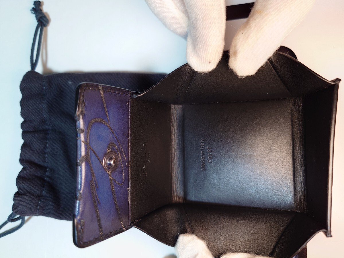 Berluti ベルルッティ オリジンスクラットレザーコインパース Berluti ベルルッティ オリジンスクラットレザーコインパース
