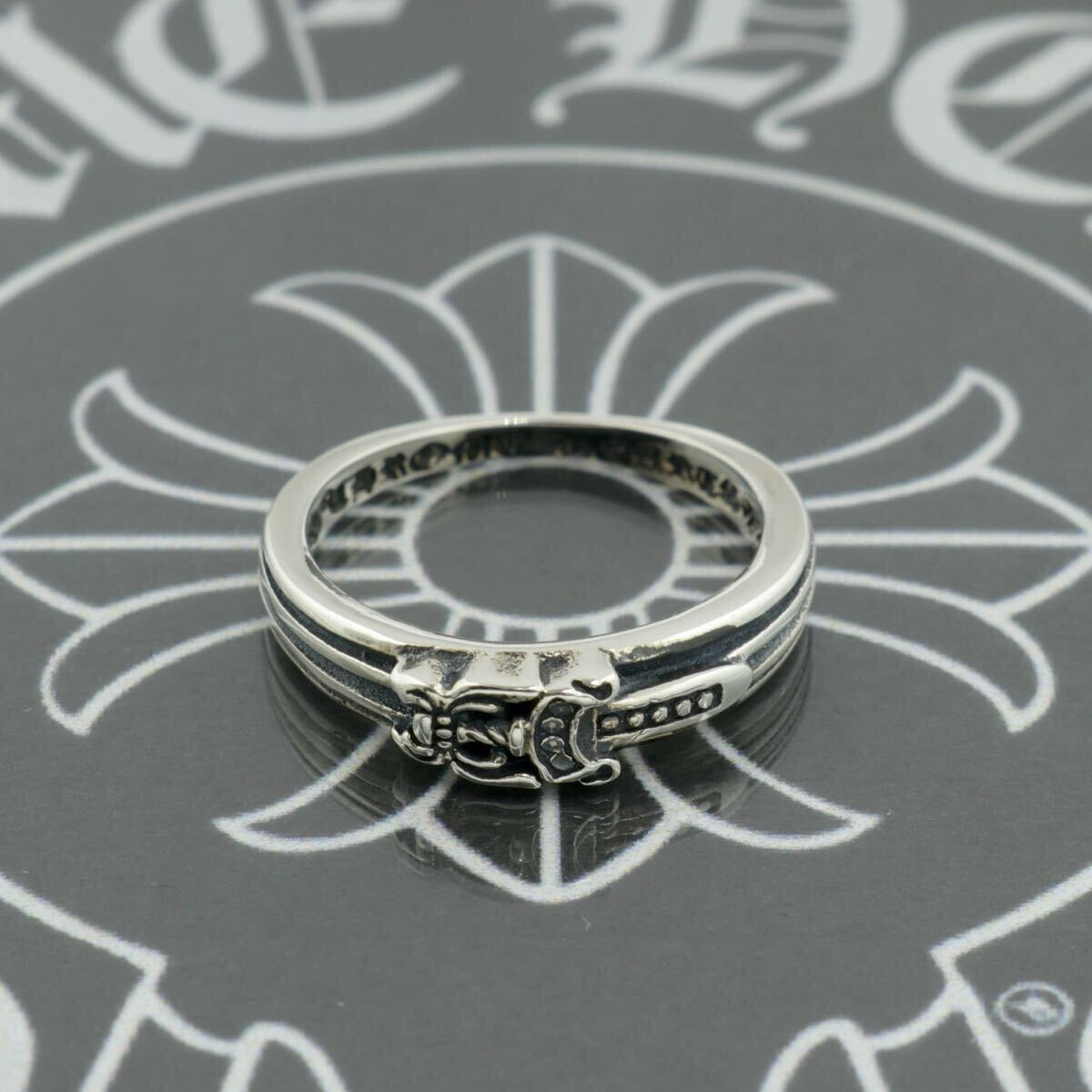 CHROME HEARTS】BABY CLASSIC DAGGER RING・11号・新品加工・1円 CHROME HEARTS】BABY CLASSIC DAGGER RING・11号・新品加工・1円