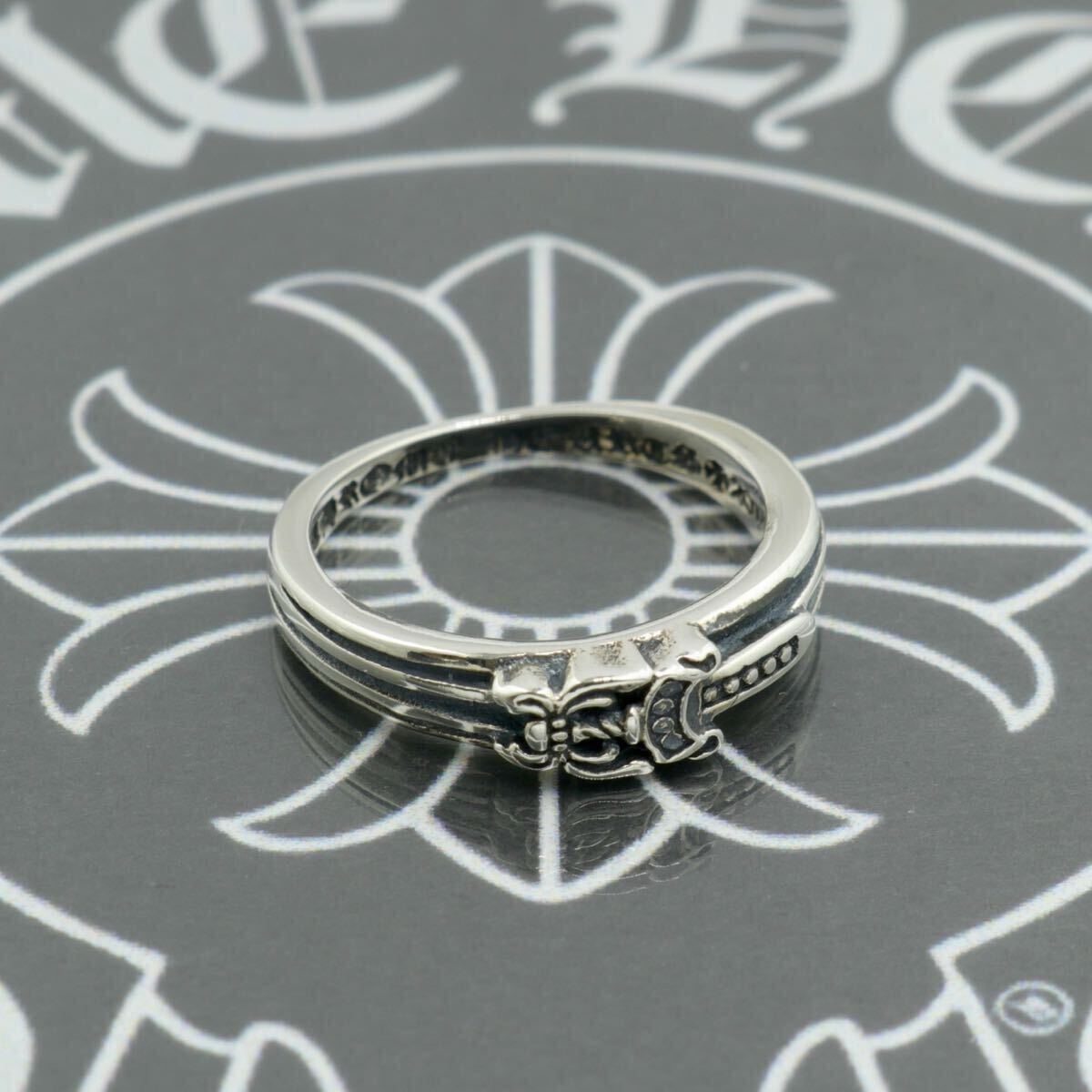 CHROME HEARTS】BABY CLASSIC DAGGER RING・11号・新品加工・1円 CHROME HEARTS】BABY CLASSIC DAGGER RING・11号・新品加工・1円