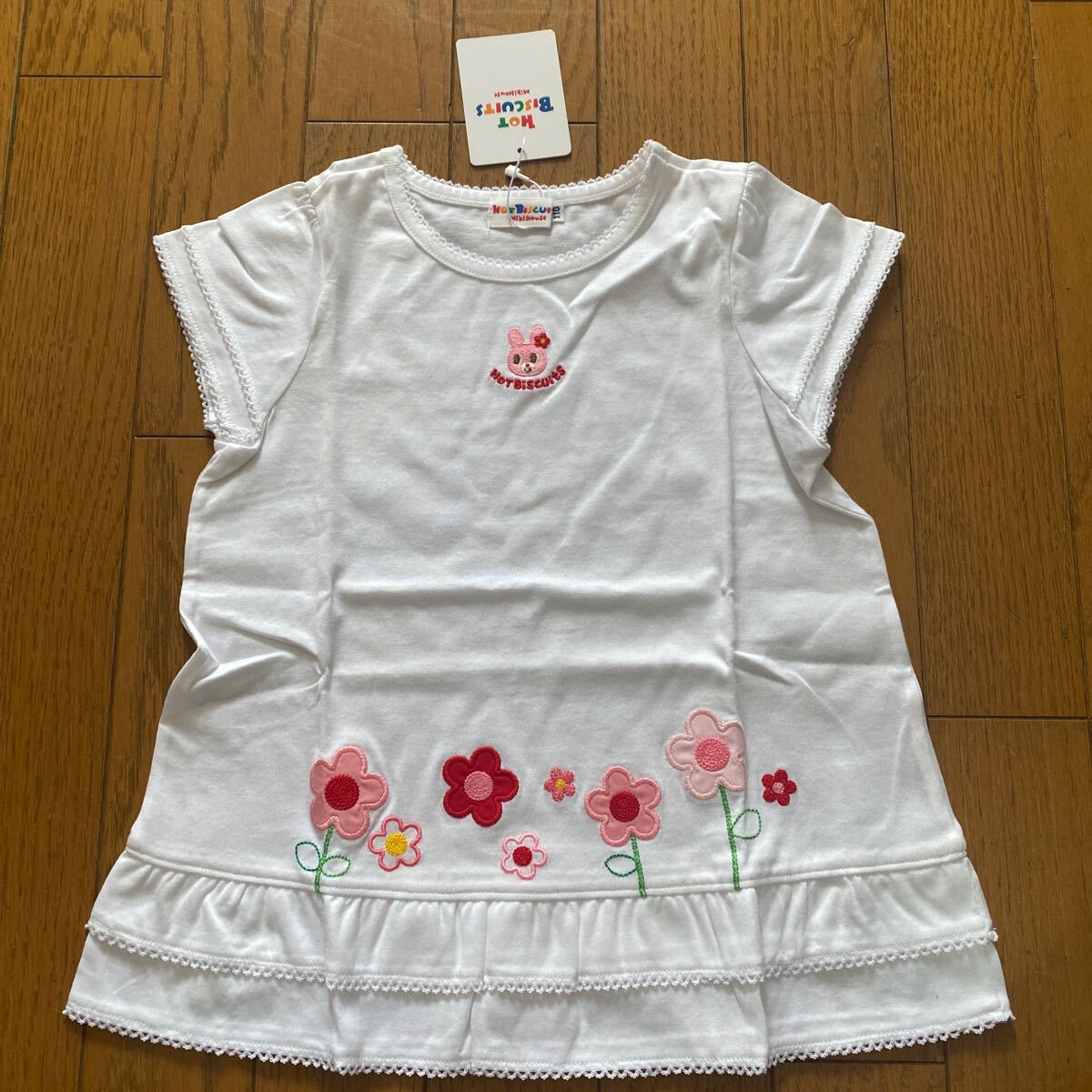 SALE 未使用 ミキハウス 半袖Tシャツ 110 カットソー 子供服 SALE 未使用 ミキハウス 半袖Tシャツ 110 カットソー 子供服
