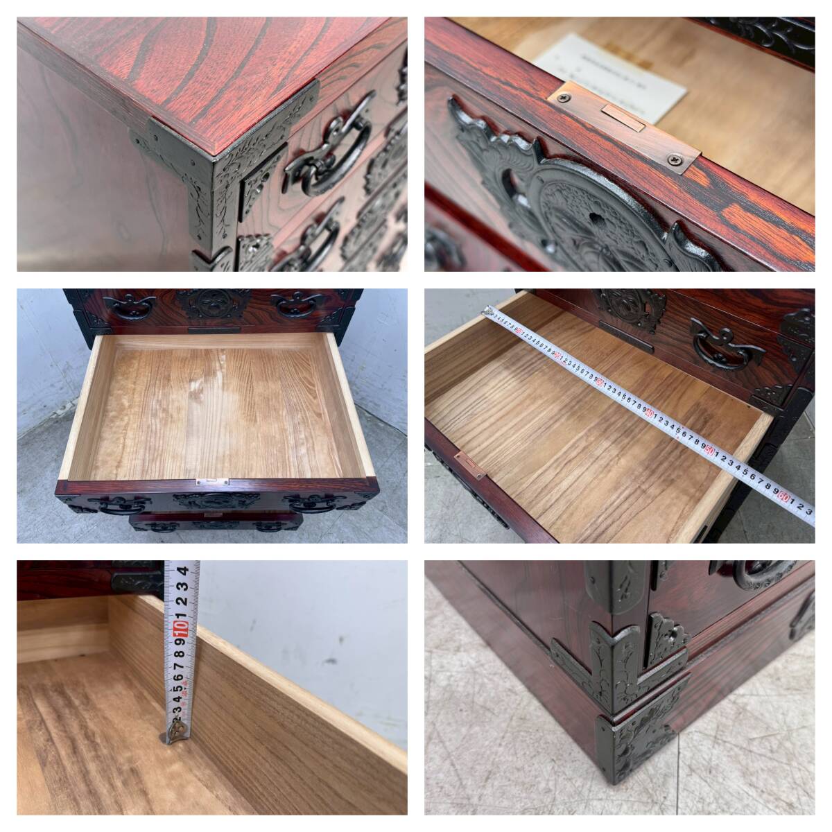 T7009☆展示美品☆岩谷堂箪笥☆整理箪笥☆チェスト☆欅☆南部 T7009☆展示美品☆岩谷堂箪笥☆整理箪笥☆チェスト☆欅☆南部
