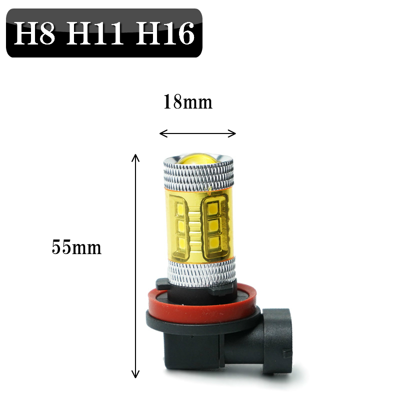 MK32S MK42S MK53S スペーシア スペーシアカスタム LED フォグランプ H8/H11/H16 イエロー 黄色 車検対応_画像9
