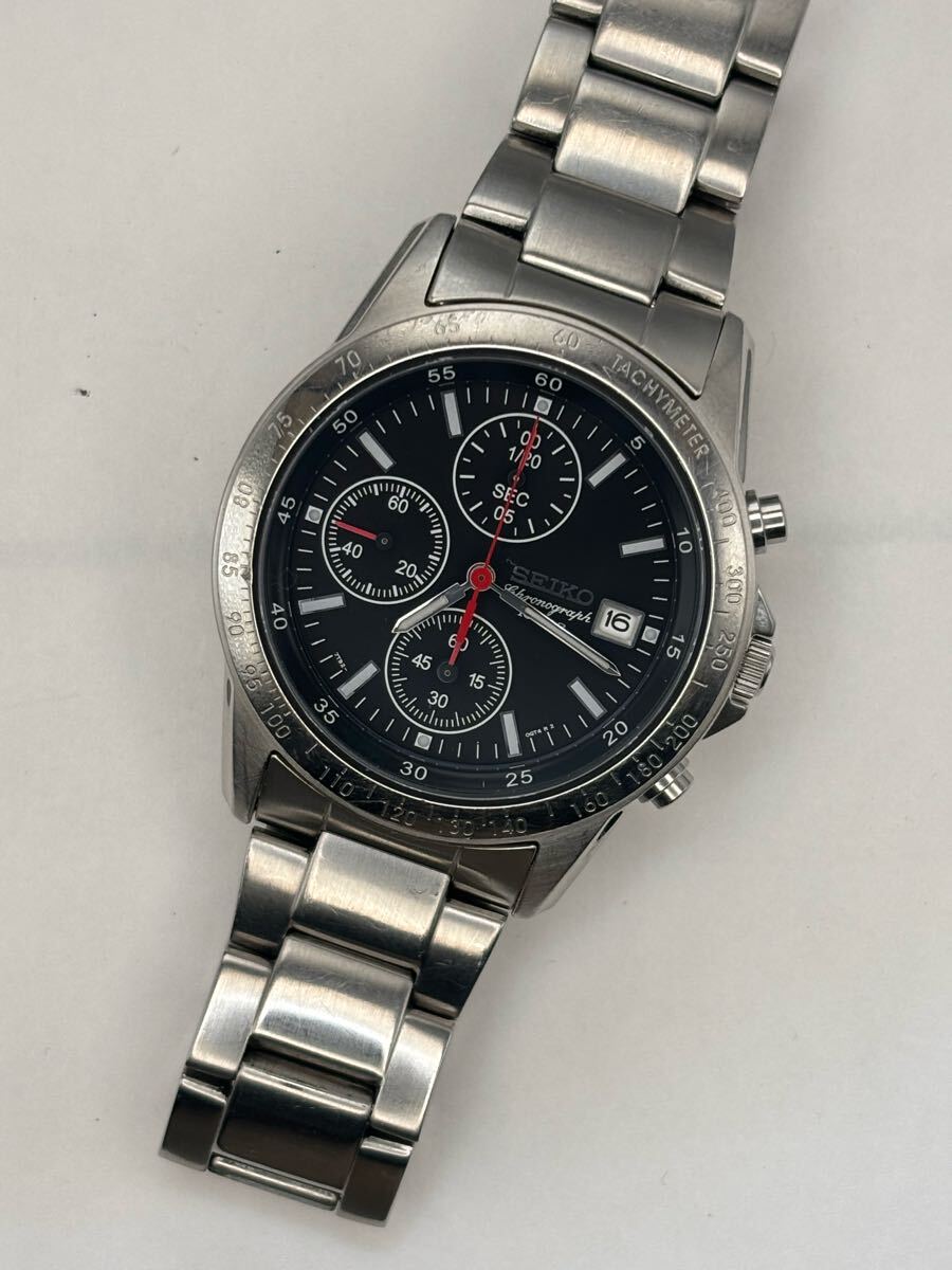 SEIKOセイコークォーツクロノグラフ10BAR 7192-OFVO 中古 SEIKOセイコークォーツクロノグラフ10BAR 7192-OFVO 中古