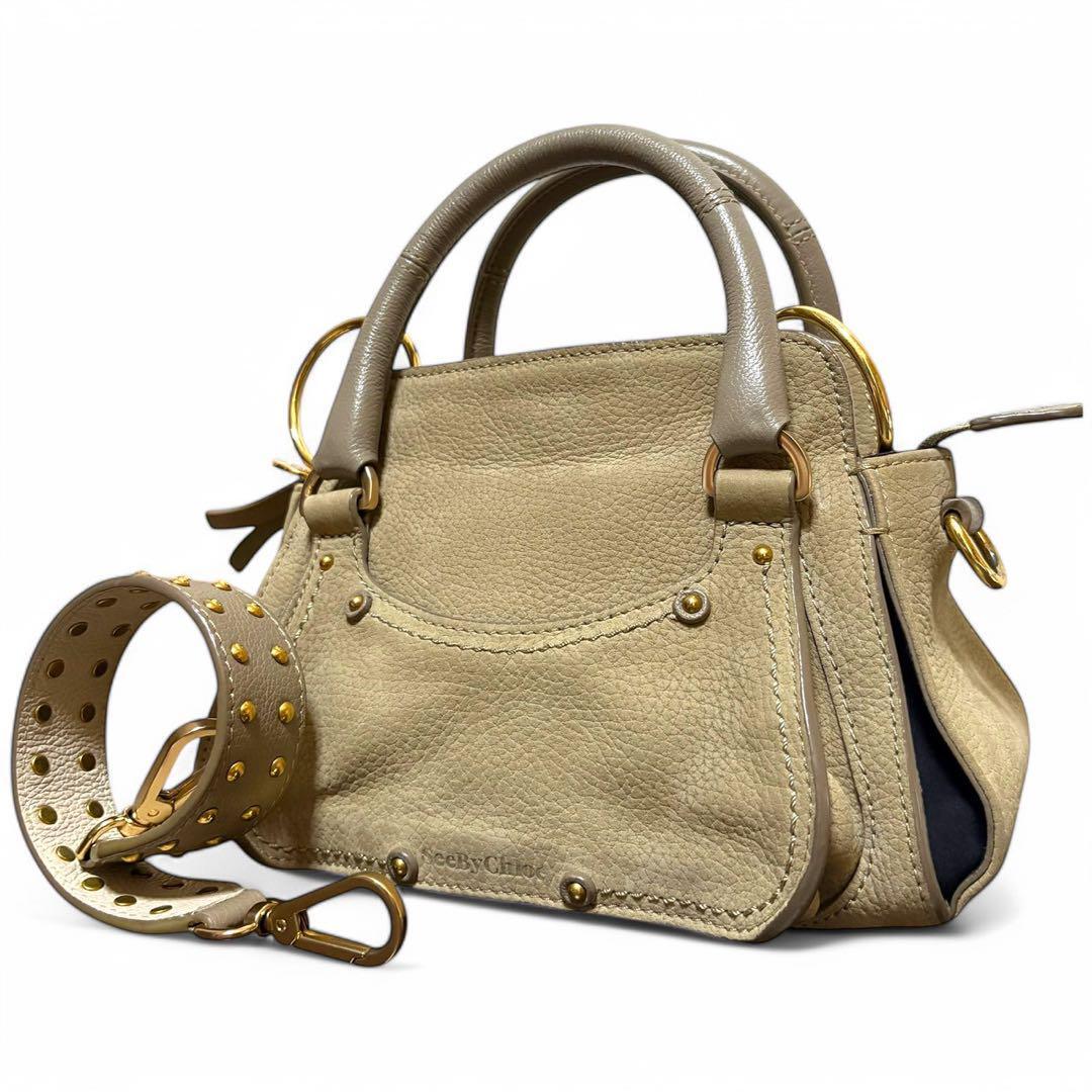 SEE BY CHLOE 2way ショルダーバッグ レザー シーバイクロエ SEE BY CHLOE 2way ショルダーバッグ レザー シーバイクロエ