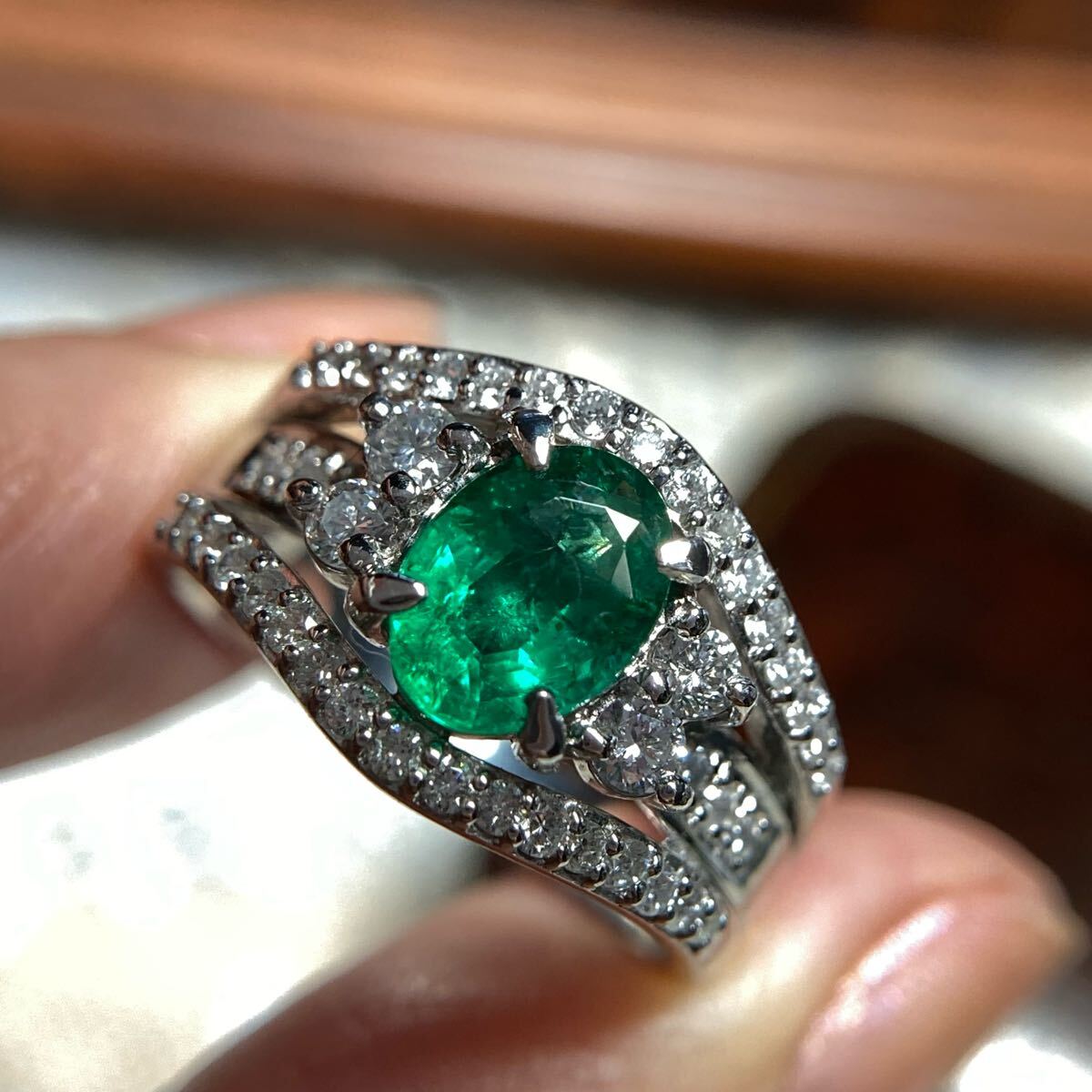 pt900 vivid green エメラルド1 02ct D0 52ct 指輪|Yahoo pt900 vivid green エメラルド1 02ct D0 52ct 指輪|Yahoo
