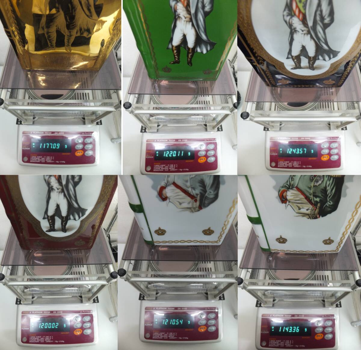 CAMUS カミュ NAPOLEON ナポレオン ブック 6本セット 金 緑 赤 CAMUS カミュ NAPOLEON ナポレオン ブック 6本セット 金 緑 赤