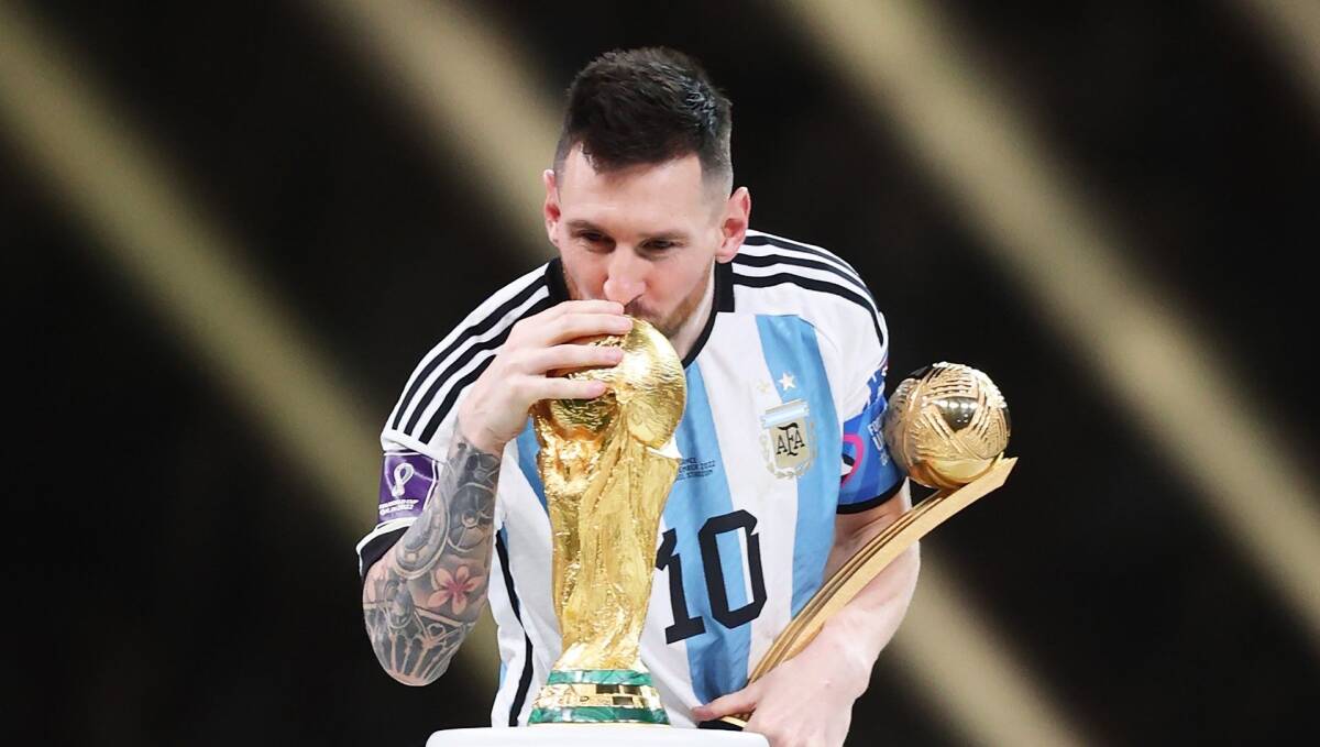 ICONS リオネル メッシ 直筆サイン ユニフォーム 2022 W杯 優勝 ICONS リオネル メッシ 直筆サイン ユニフォーム 2022 W杯 優勝