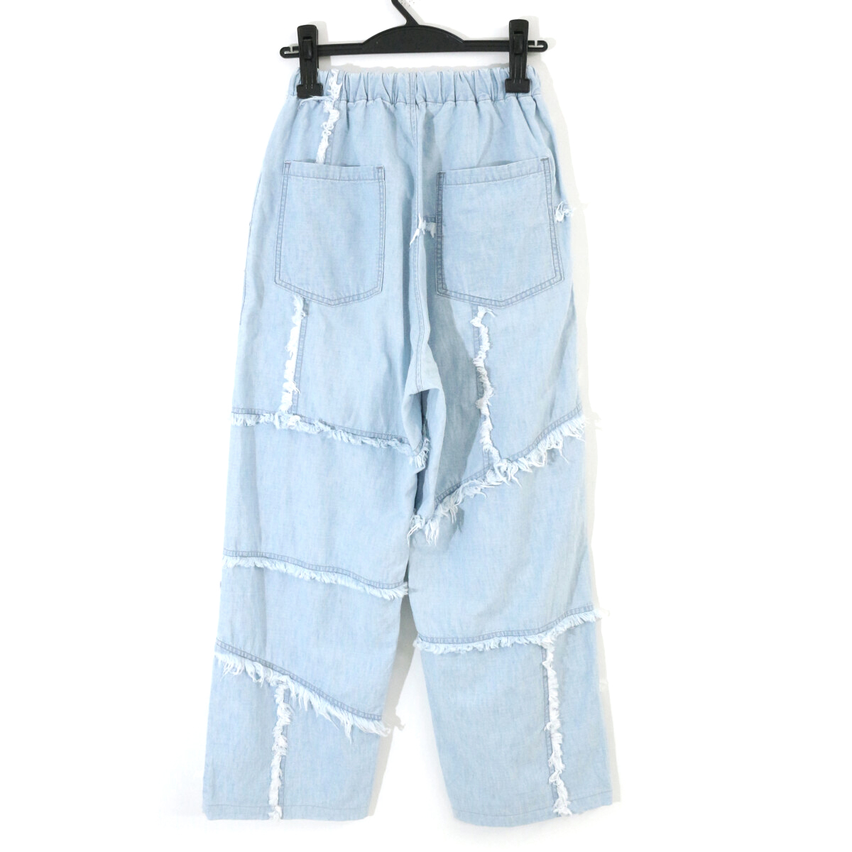 JOHNBULL 23SS 表參道店限定 フリンジシャンブレーイージーパンツ S JL232P21 ジョンブル