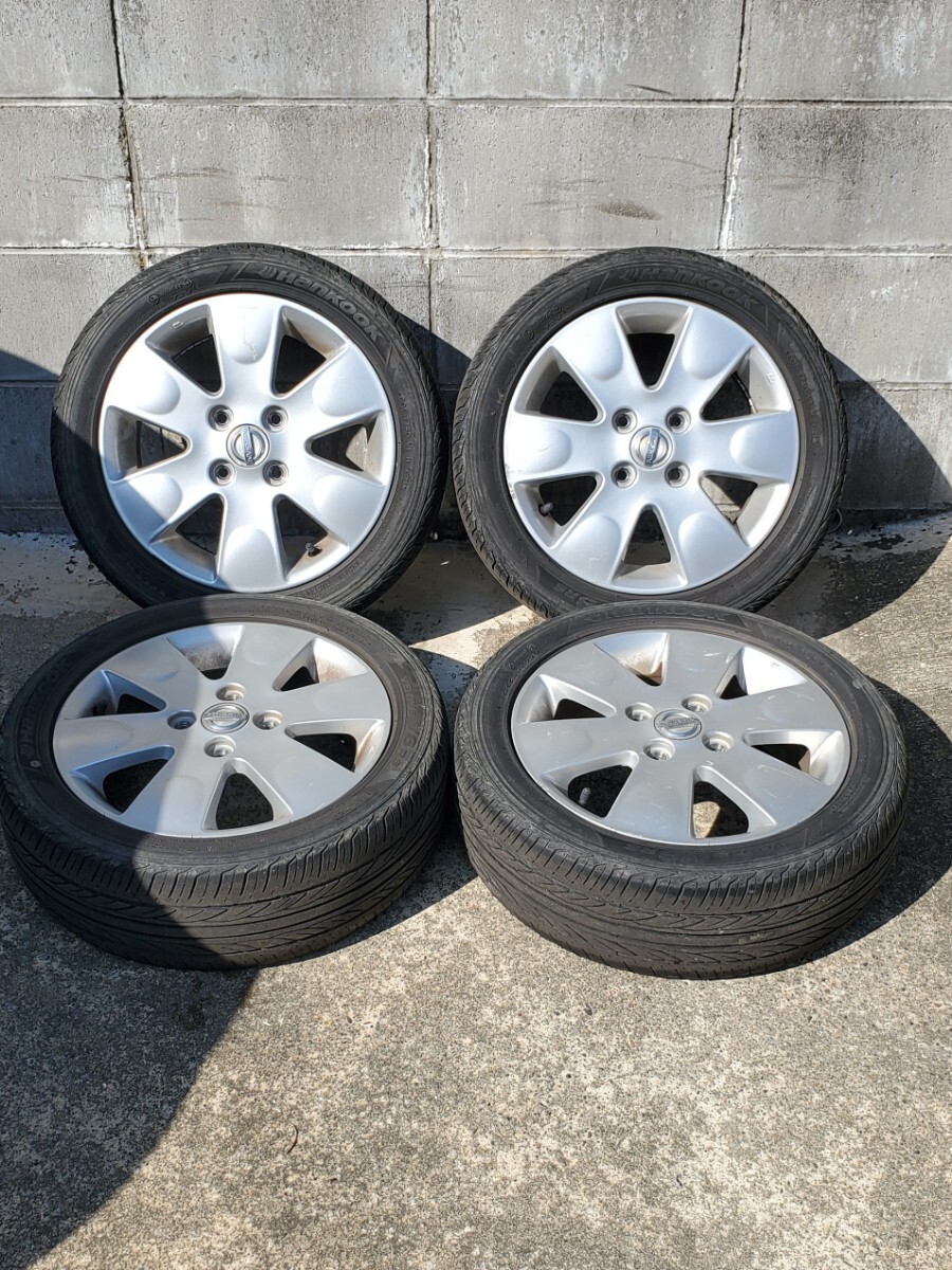 日産 スズキ純正14インチアルミホイール ENKEI製 まだ使える 日産 スズキ純正14インチアルミホイール ENKEI製 まだ使える