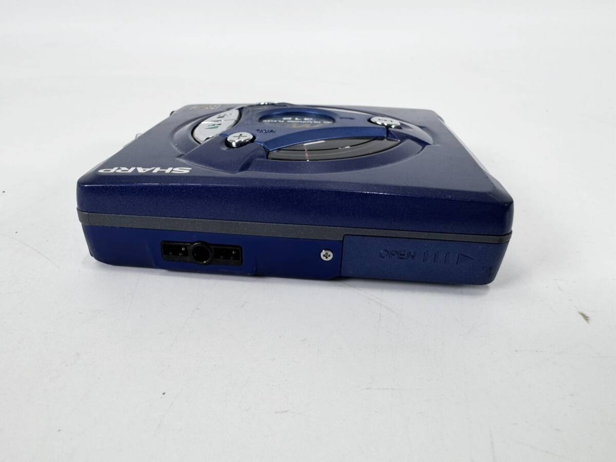 1円～ SHARP MDウォークマン ポータブル MD-SS312 ブルー