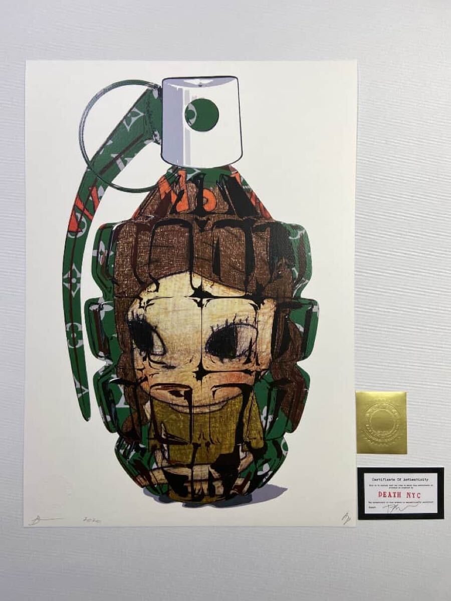DEATH NYC 世界限定100枚 アートポスター 奈良美智 ならよしとも DEATH NYC 世界限定100枚 アートポスター 奈良美智 ならよしとも