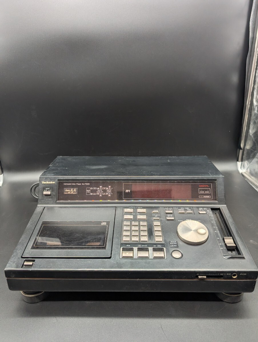 【稀少/再生動(dòng)作確認(rèn)済】テクニクス Technics CDプレーヤー コンパクトディスクプレーヤー CD SL-P1200　現(xiàn)狀品