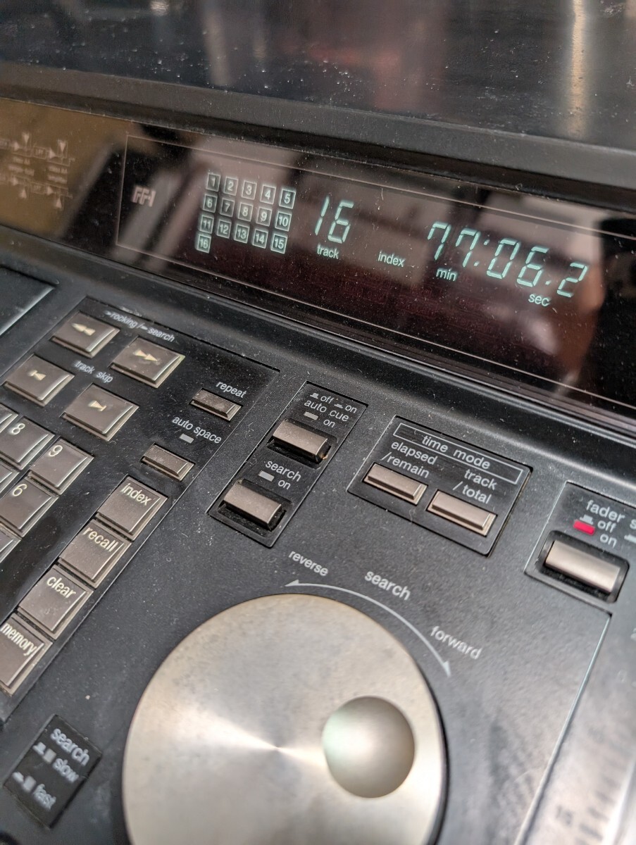 【稀少/再生動(dòng)作確認(rèn)済】テクニクス Technics CDプレーヤー コンパクトディスクプレーヤー CD SL-P1200　現(xiàn)狀品
