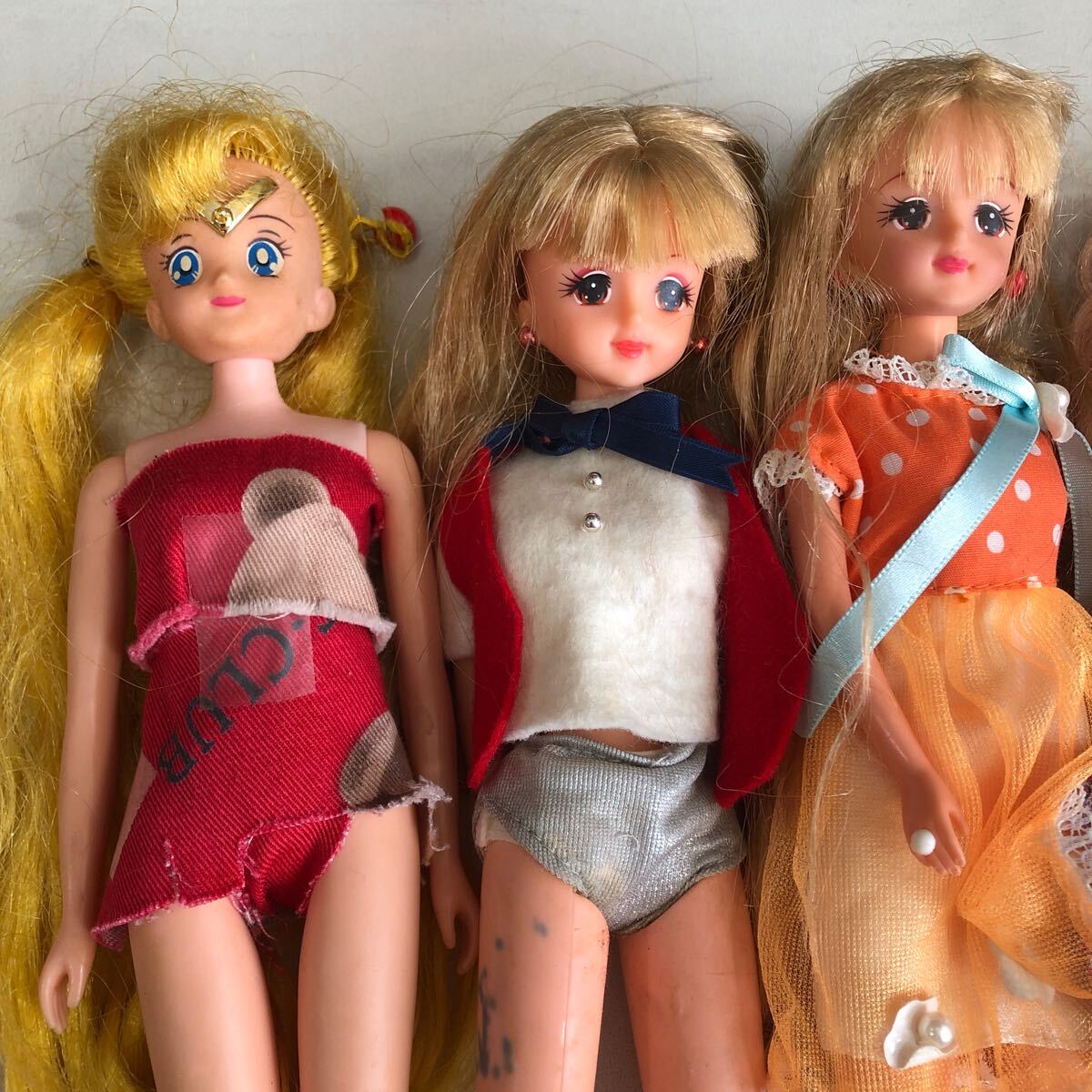 ジャンク品】4-16 リカちゃん人形 セーラームーン人形 着せ替え