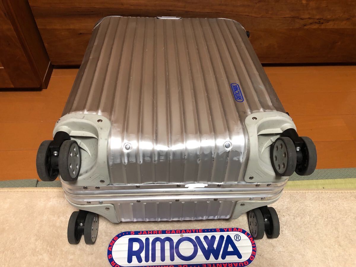 ☆美品☆希少 RIMOWA TOPAS リモワトパーズ 45L 4輪 スーツ ☆美品☆希少 RIMOWA TOPAS リモワトパーズ 45L 4輪 スーツ