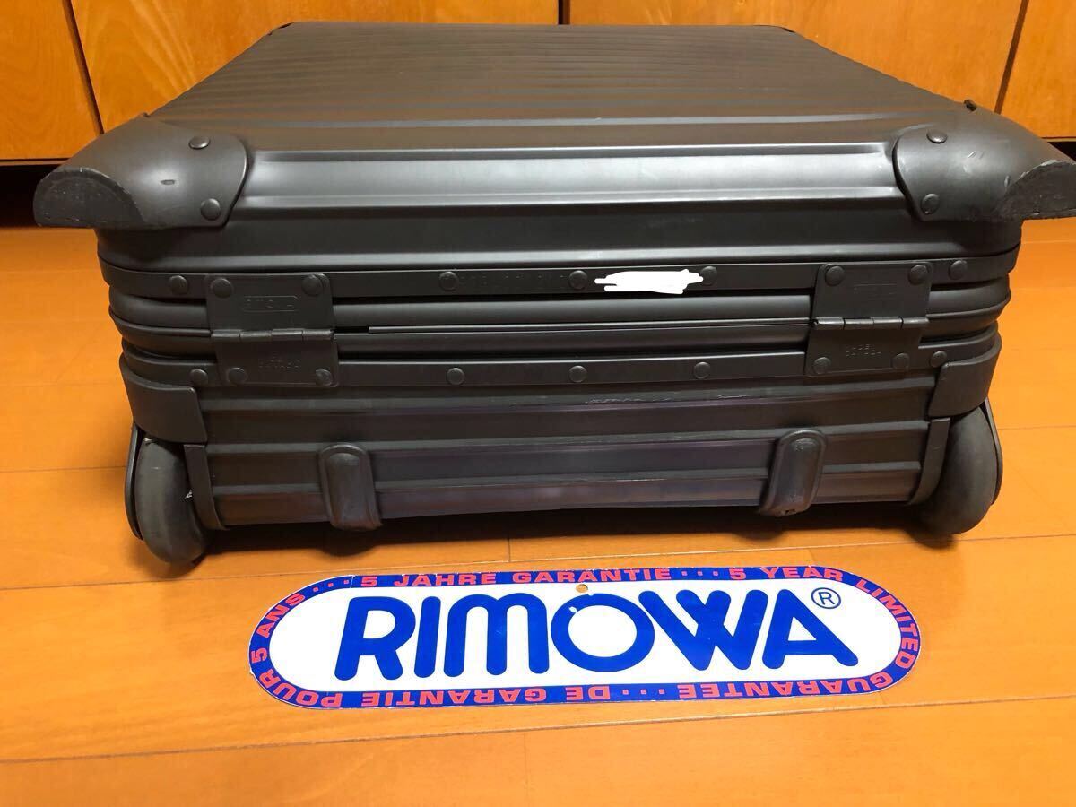 ☆美品☆激レア☆RIMOWA リモワ ステルス ビジネストロリー2輪 ☆美品☆激レア☆RIMOWA リモワ ステルス ビジネストロリー2輪