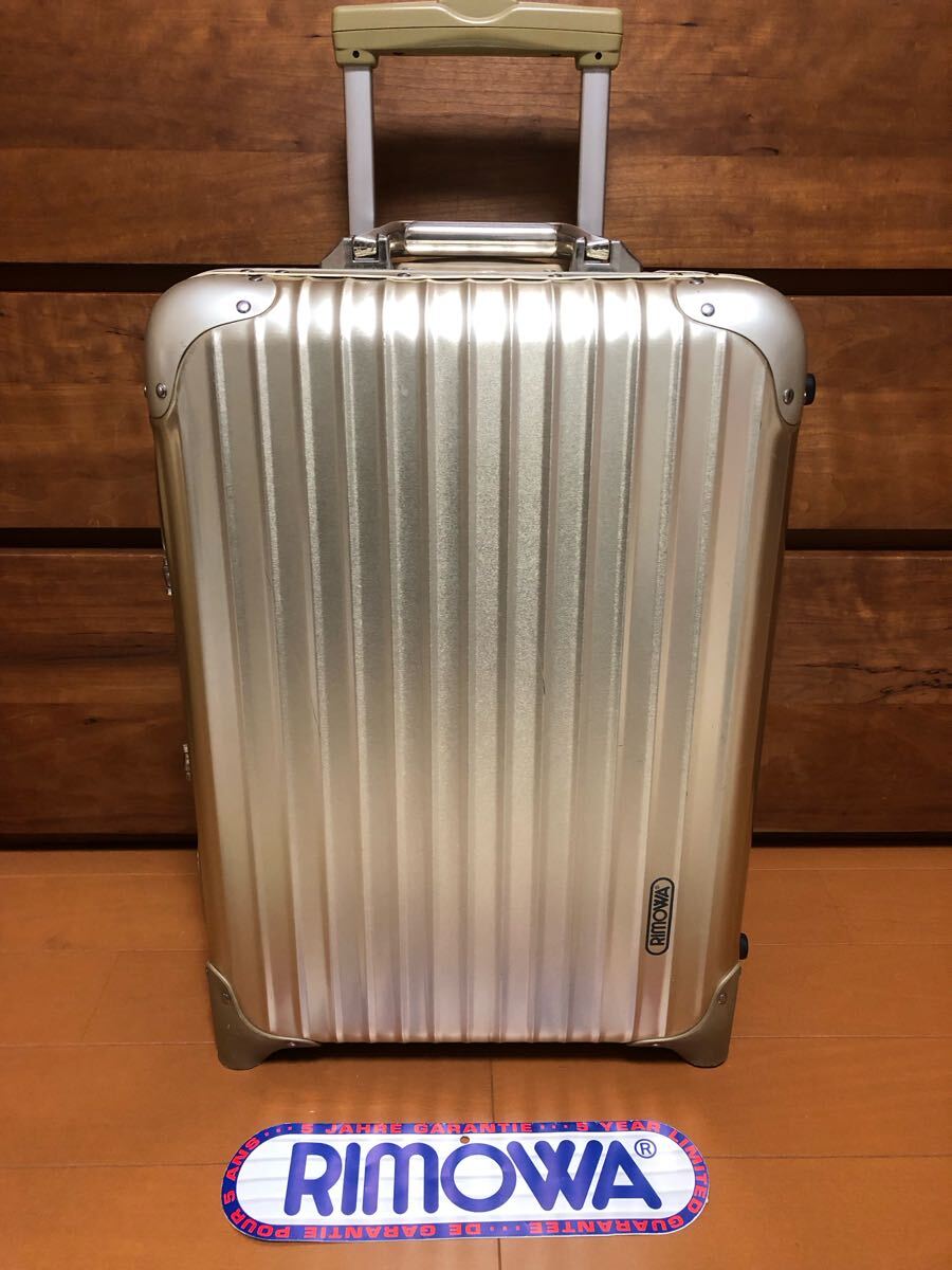 ☆希少☆外部美品☆RIMOWA トパーズ ゴールド ビジネストロリー ☆希少☆外部美品☆RIMOWA トパーズ ゴールド ビジネストロリー
