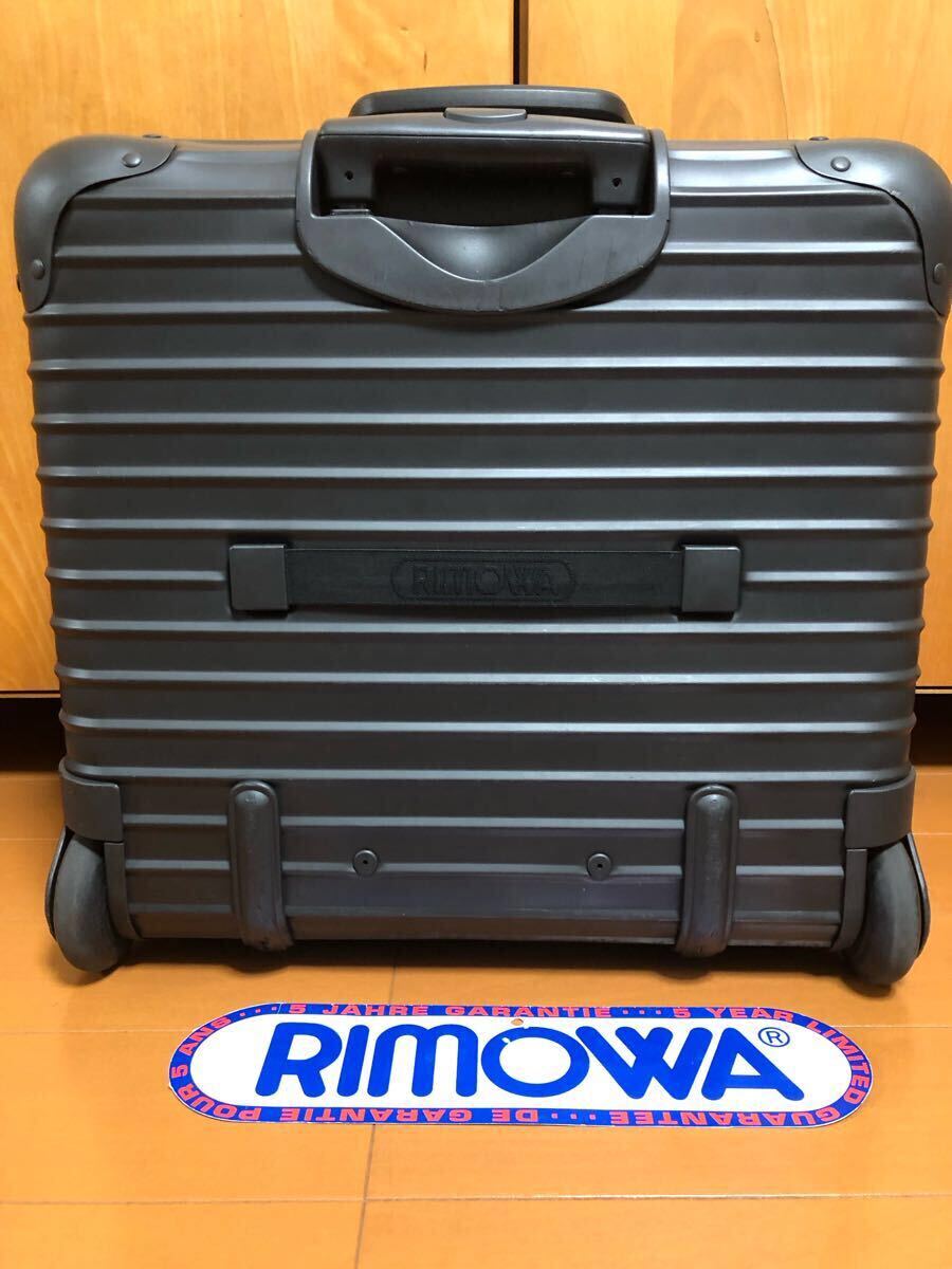 ☆美品☆激レア☆RIMOWA リモワ ステルス ビジネストロリー2輪 ☆美品☆激レア☆RIMOWA リモワ ステルス ビジネストロリー2輪