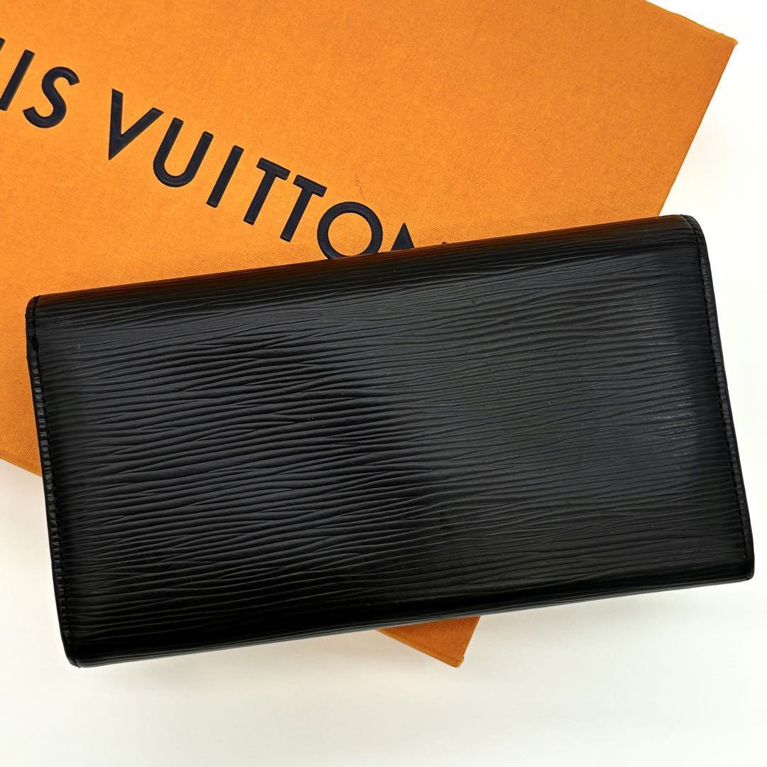 LOUIS VUITTON ルイヴィトン 長財布 エピ ノワール 黒 ブラック LOUIS VUITTON ルイヴィトン 長財布 エピ ノワール 黒 ブラック