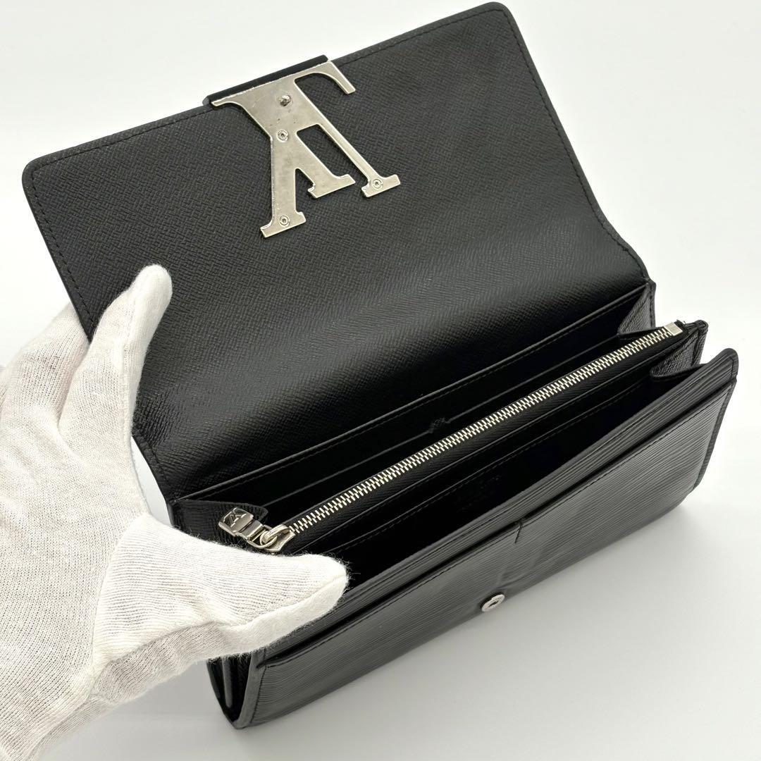 LOUIS VUITTON ルイヴィトン 長財布 エピ ノワール 黒 ブラック LOUIS VUITTON ルイヴィトン 長財布 エピ ノワール 黒 ブラック