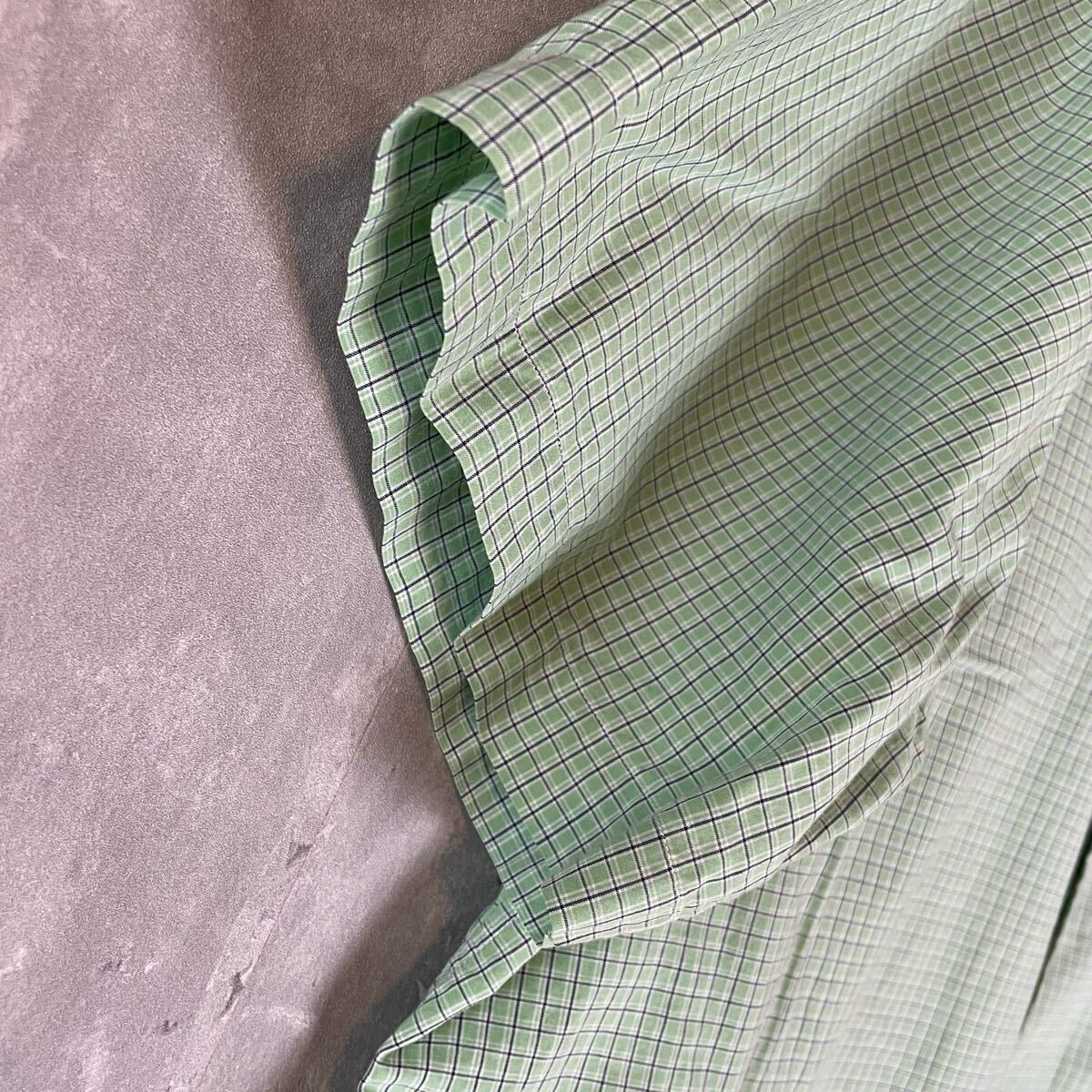 【BLAKE】Ralph Laurenラルフローレン ブレイク 薄手 ボタンダウン 半袖 シャツ オックス アメカジ チェック 90's ビンテージ