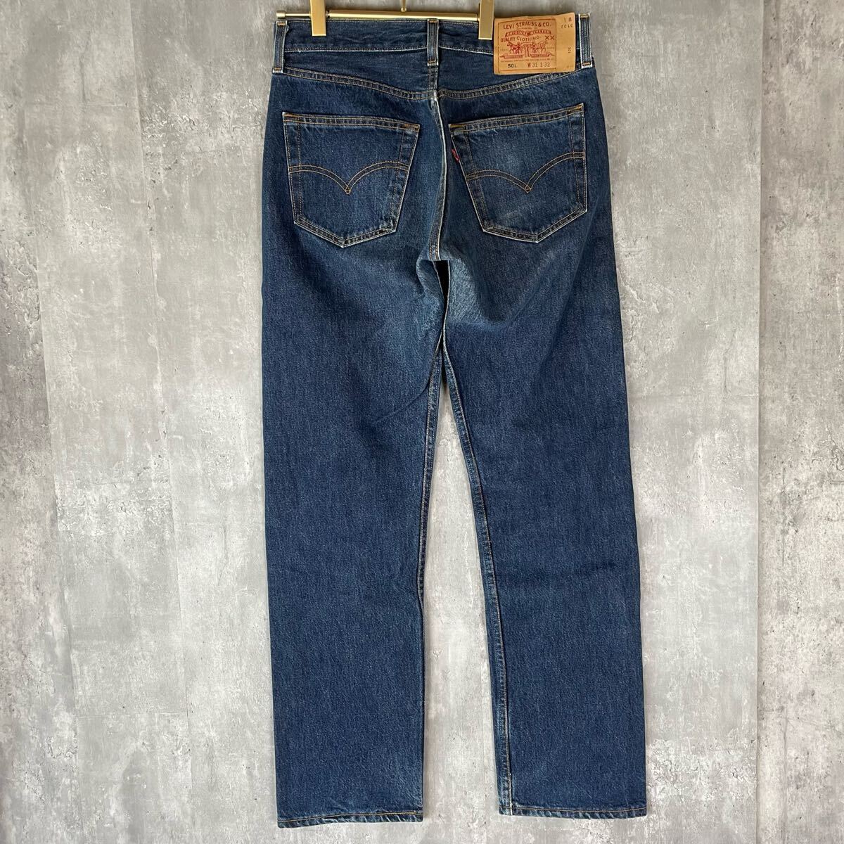 【USA制】Levi's501ストレートデニム524工場(chǎng) W31 濃紺 90's ジーンズ リーバイス パンツ インディゴ 真紺 アメリカ制