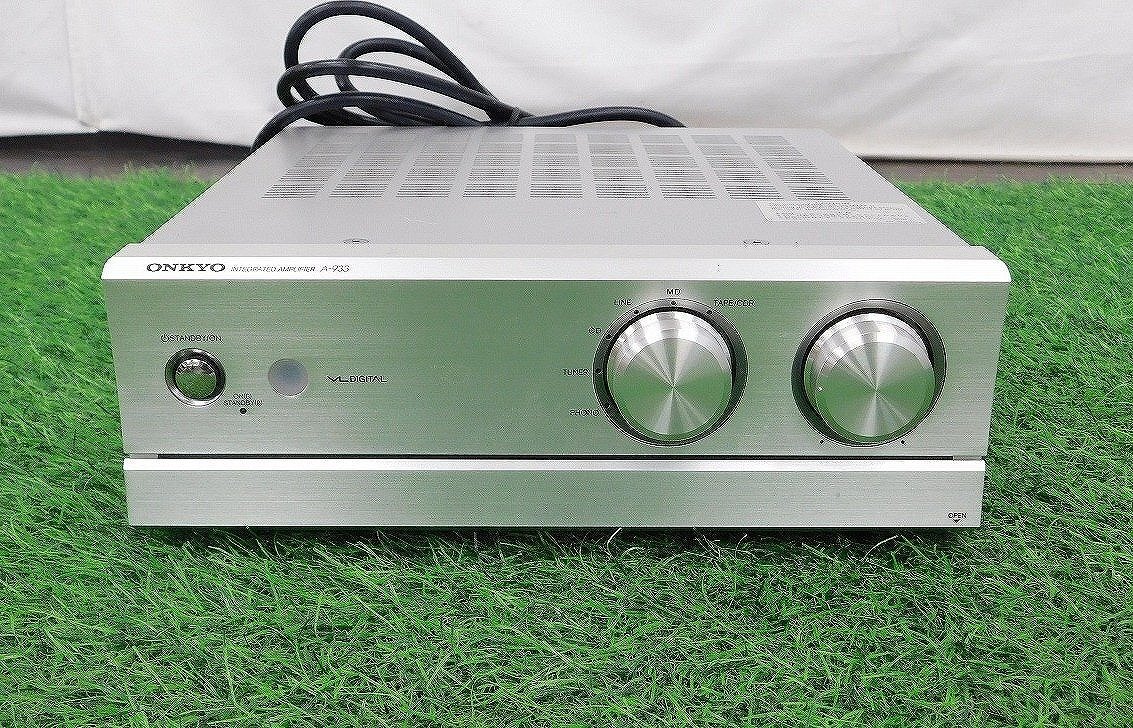 行董】オンキョー ONKYO A-933 プリメインアンプ 動作確認OK 行董】オンキョー ONKYO A-933 プリメインアンプ 動作確認OK
