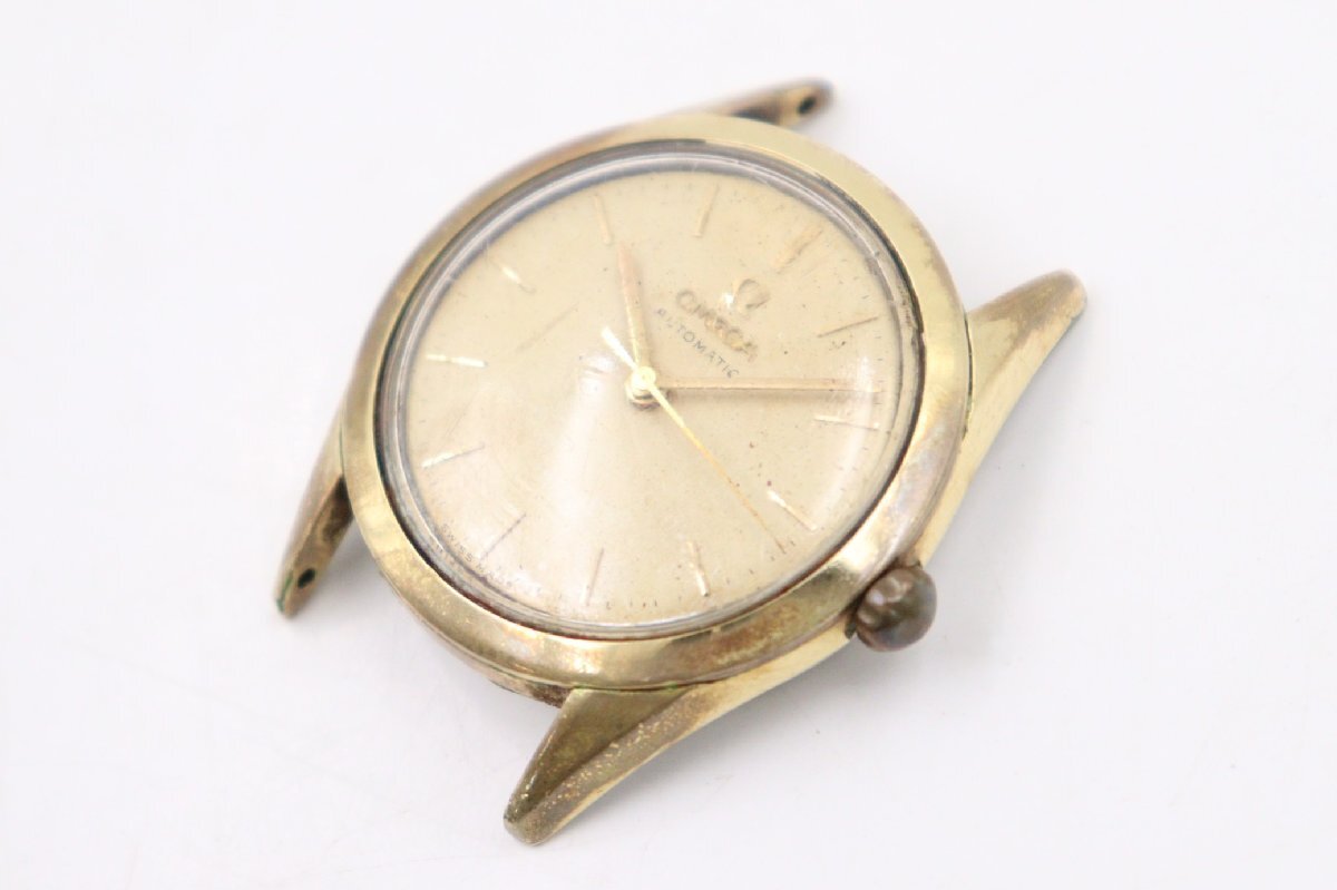 行董】OMEGA AUTOMATIC オメガ オートマチック 自動巻き ケース 行董】OMEGA AUTOMATIC オメガ オートマチック 自動巻き ケース