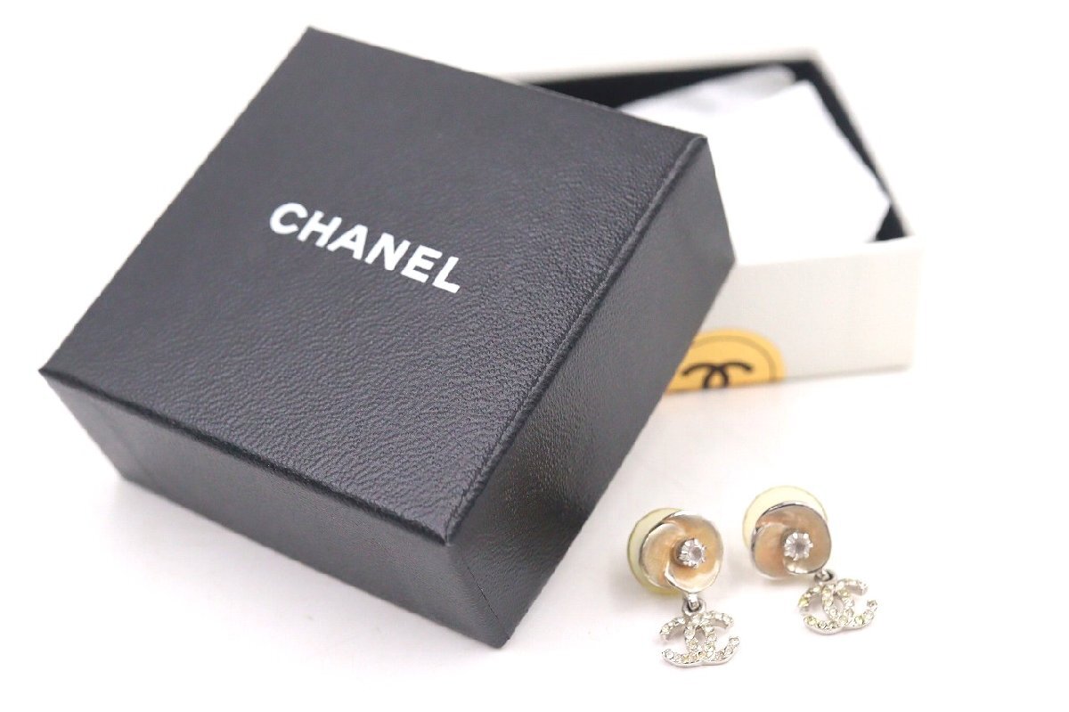 【オンラインショップ】 行董】CHANEL ラインストーン ココマーク カメリア シャネル その他