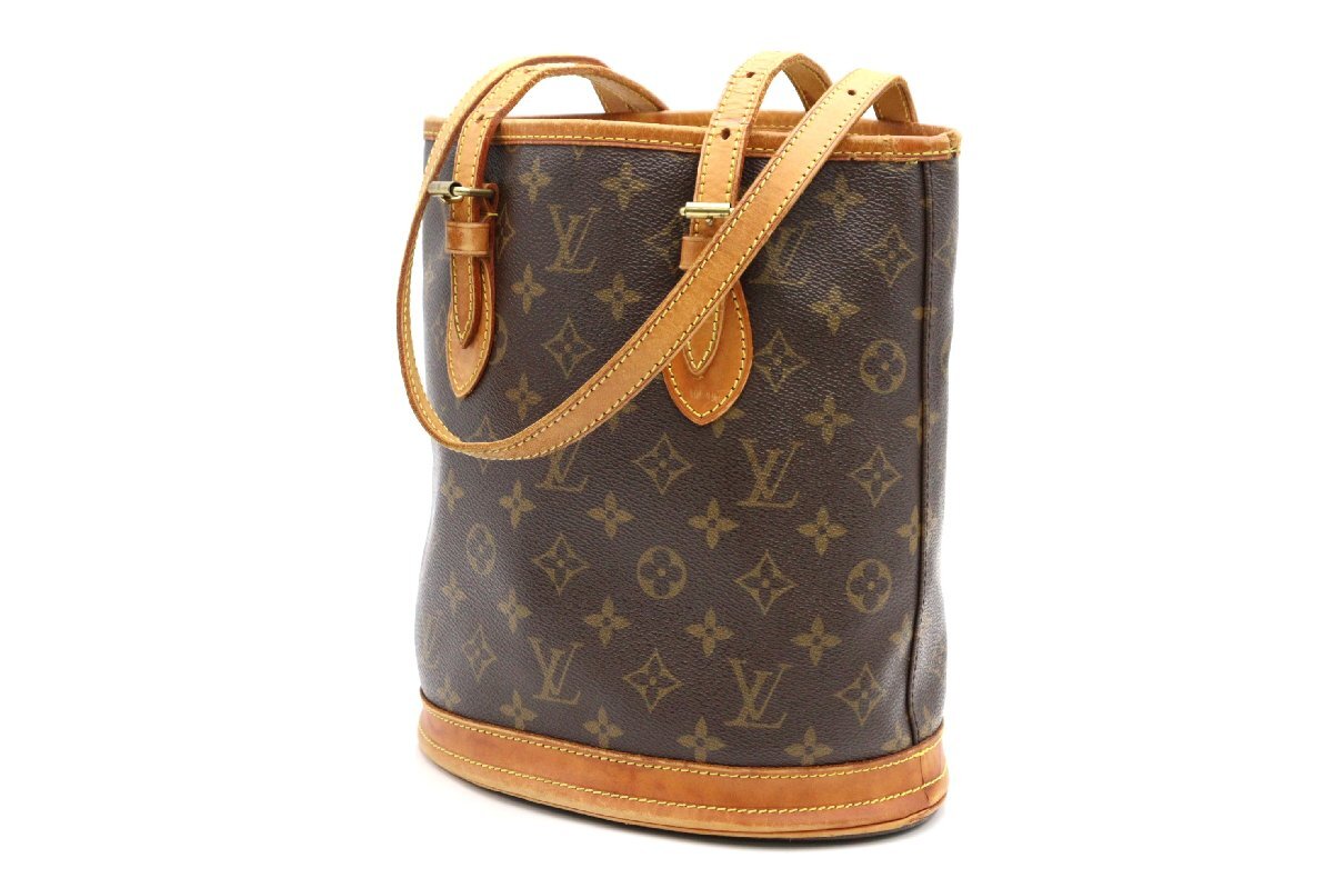 行董】◎LOUIS VUITTON ルイヴィトン バケットPM モノグラム 行董】◎LOUIS VUITTON ルイヴィトン バケットPM モノグラム