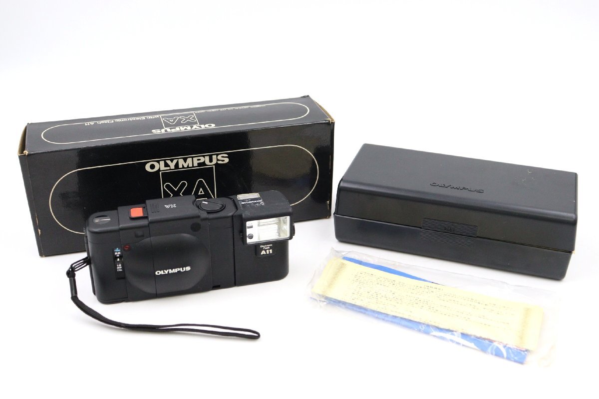 行董】OLYMPUS オリンパス XA with Electric Flash A11 F.ZUIKO 行董】OLYMPUS オリンパス XA with Electric Flash A11 F.ZUIKO