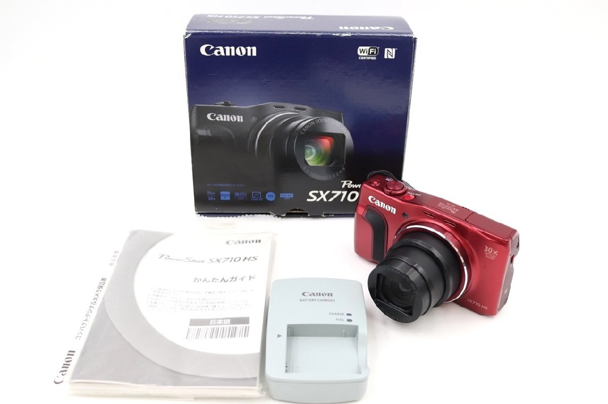 行董】Canon キャノン PowerShot SX710 HS wi-fi レッド 行董】Canon キャノン PowerShot SX710 HS wi-fi レッド