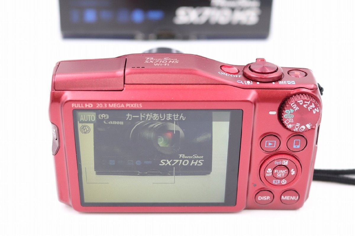 行董】Canon キャノン PowerShot SX710 HS wi-fi レッド 行董】Canon キャノン PowerShot SX710 HS wi-fi レッド