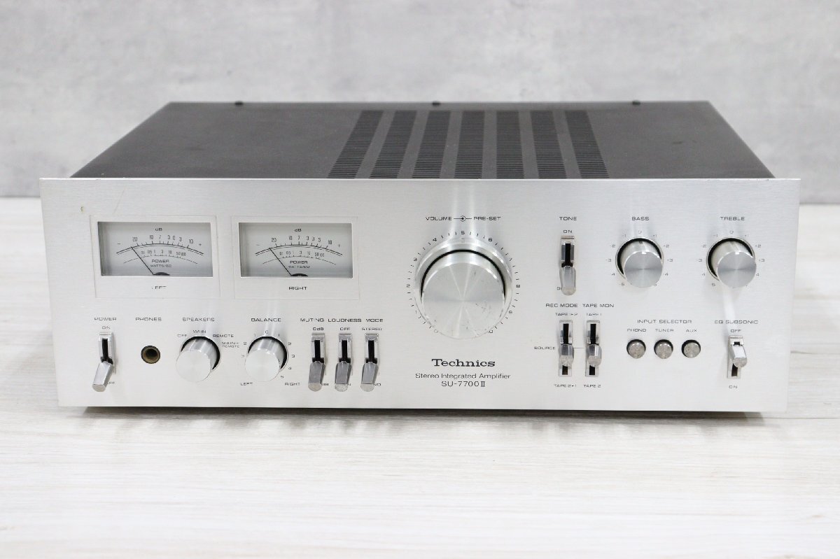 行董】Technics テクニクス SU-7700II アンプ プリメインアンプ 行董】Technics テクニクス SU-7700II アンプ プリメインアンプ